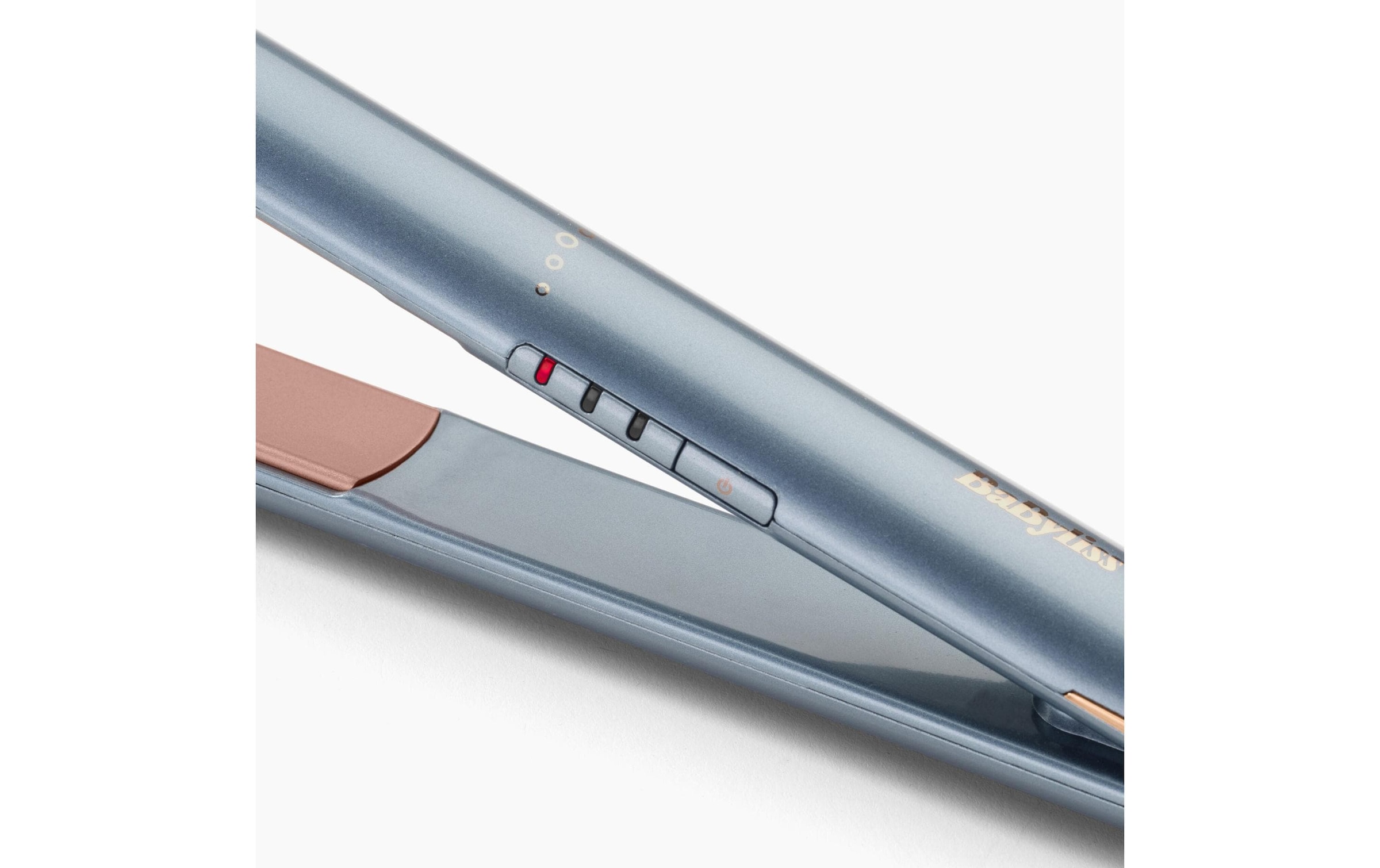 BaByliss Fer à lisser »BaByliss Denim Luxe Glätteisen mit Titan-Keramikplatten, ST251PE« 3 Temperaturstufen bis 235 °C, schnelles Aufheizen, 25 mm Platten