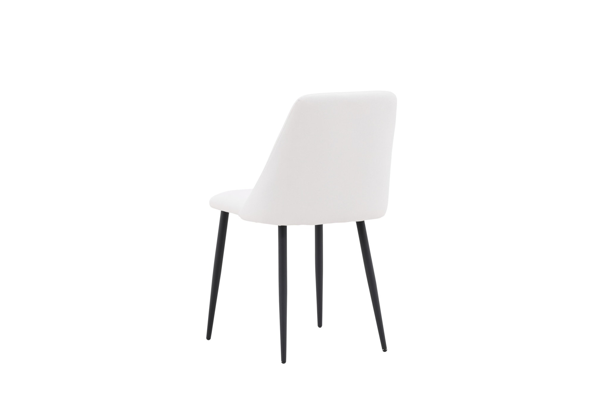 Venture Home Chaise de salle à manger () chaise rembourrée, revêtement doux, pieds en acier, rembourrée, moderne