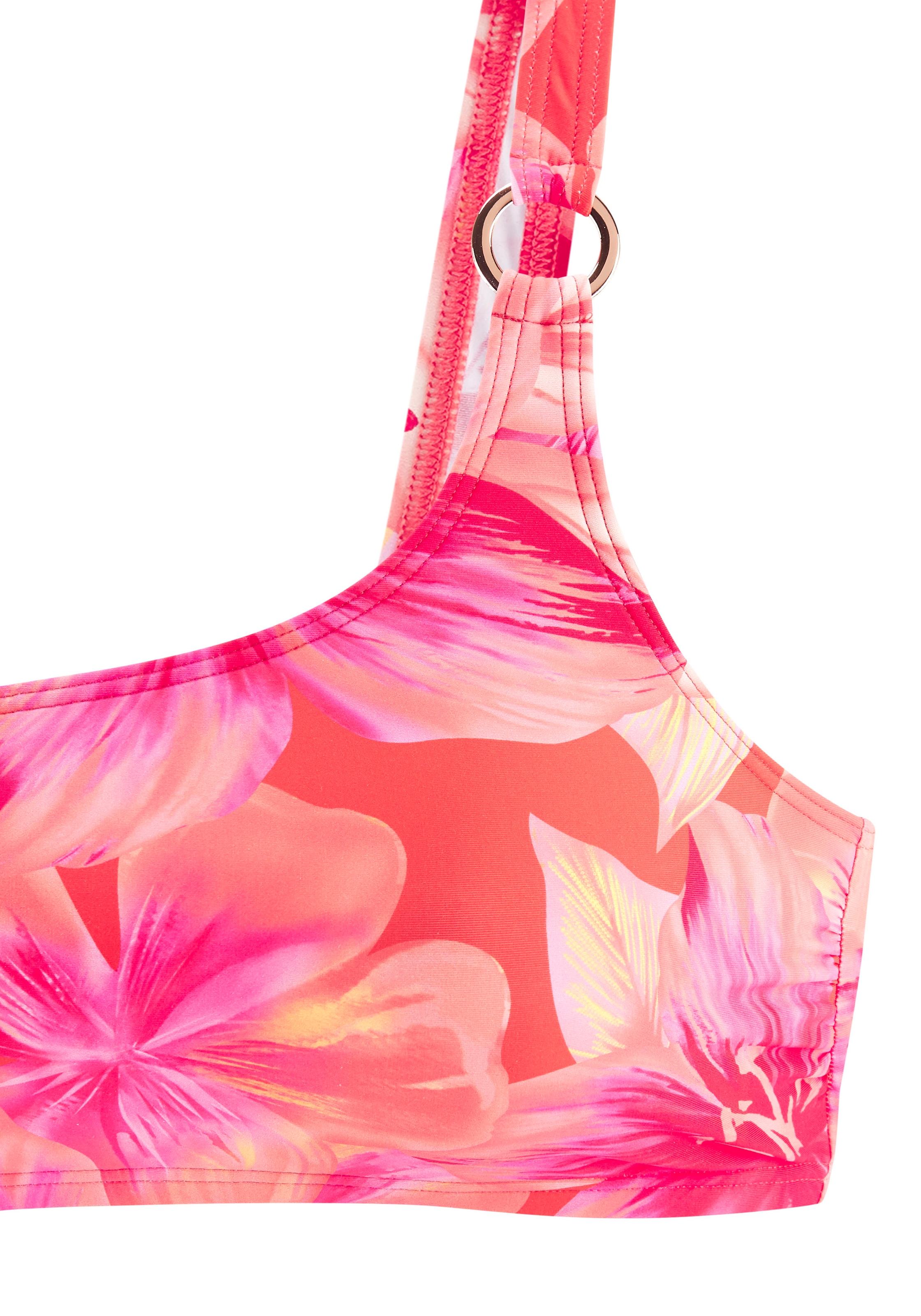 s.Oliver Top bikini bustier »Jayce« mit One-Shoulder-Form