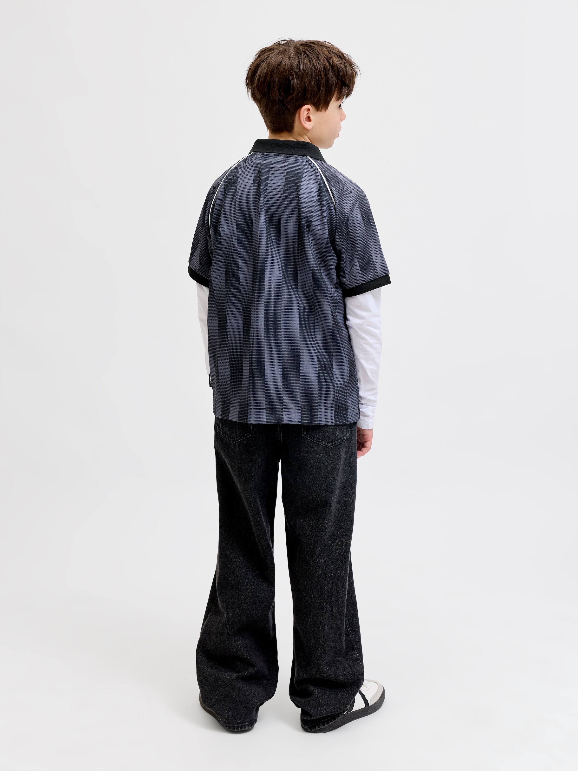 Jack & Jones Junior T-Shirt »JCOBREEZE FOOTBALL AOP MESH TEE SS JNR«