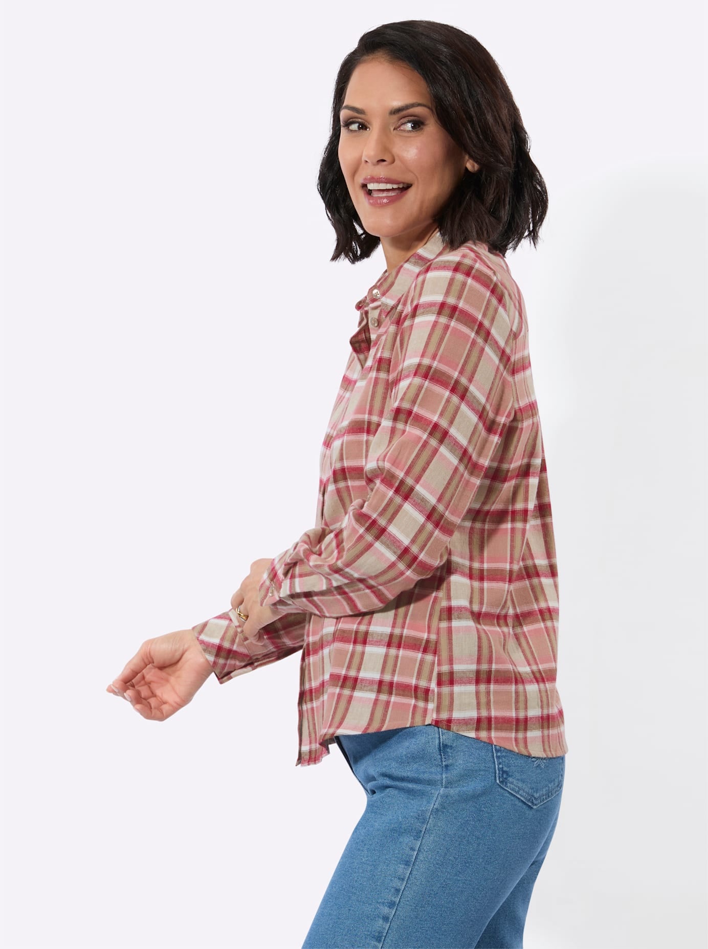Casual Looks Blouse en flanelle