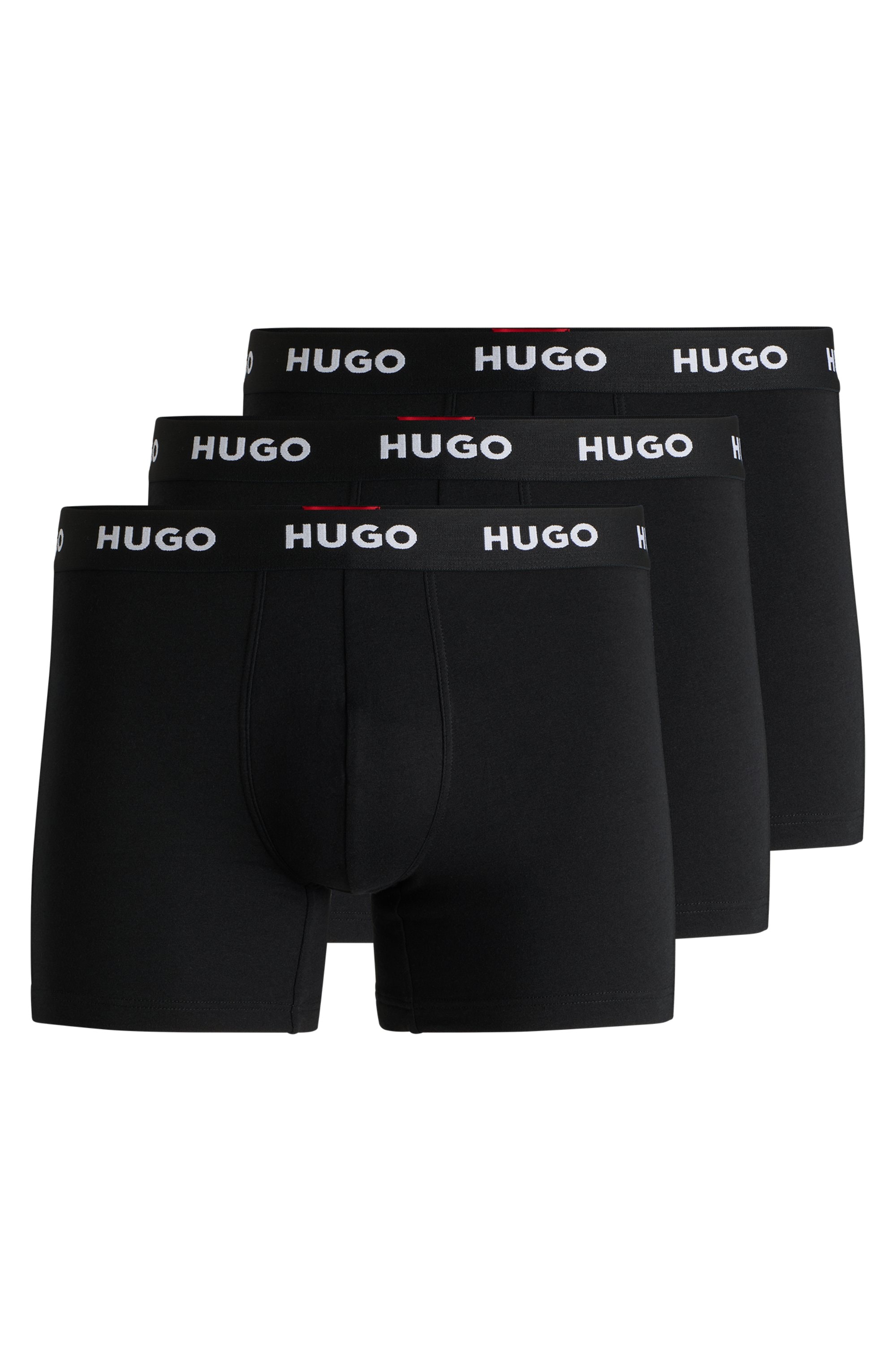 HUGO Underwear Boxer »BOXERBR TRIPLET PACK« 3 Stk. mit HUGO Logo-Elastikbund