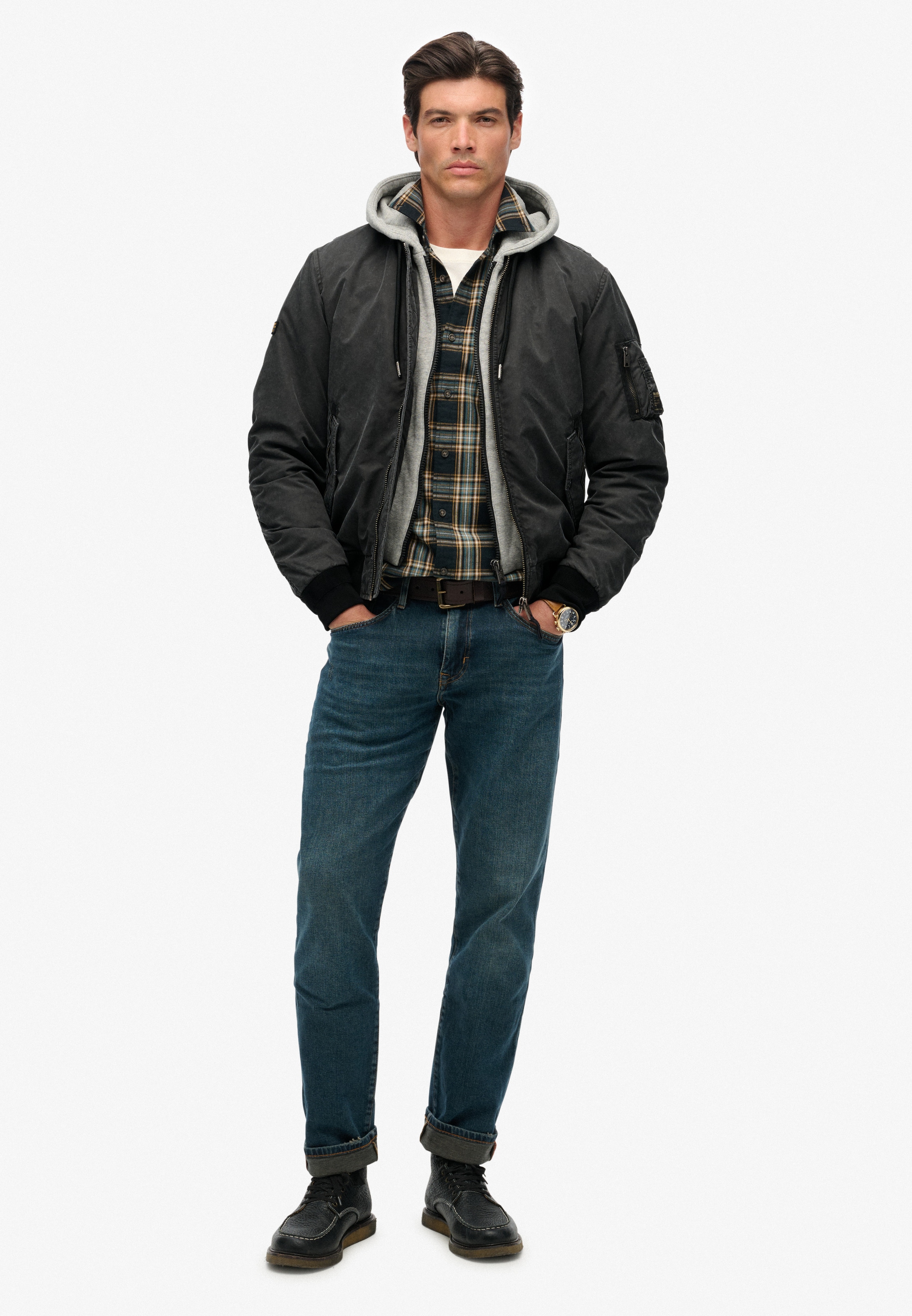 Superdry Parka »MILITARY MA1 BOMBER JACKET« ohne Kapuze