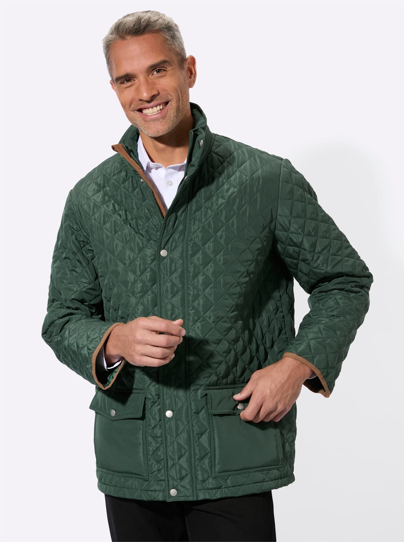 Classic Steppjacke ohne Kapuze