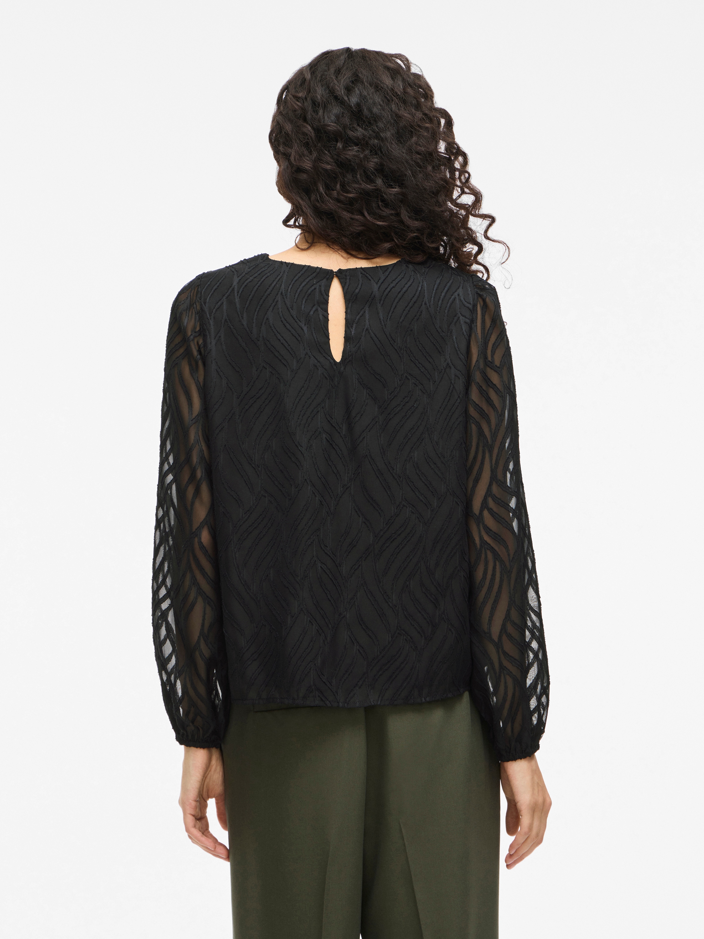 Vila Blusenshirt »VIMIKA O-NECK L/S TOP - NOOS«