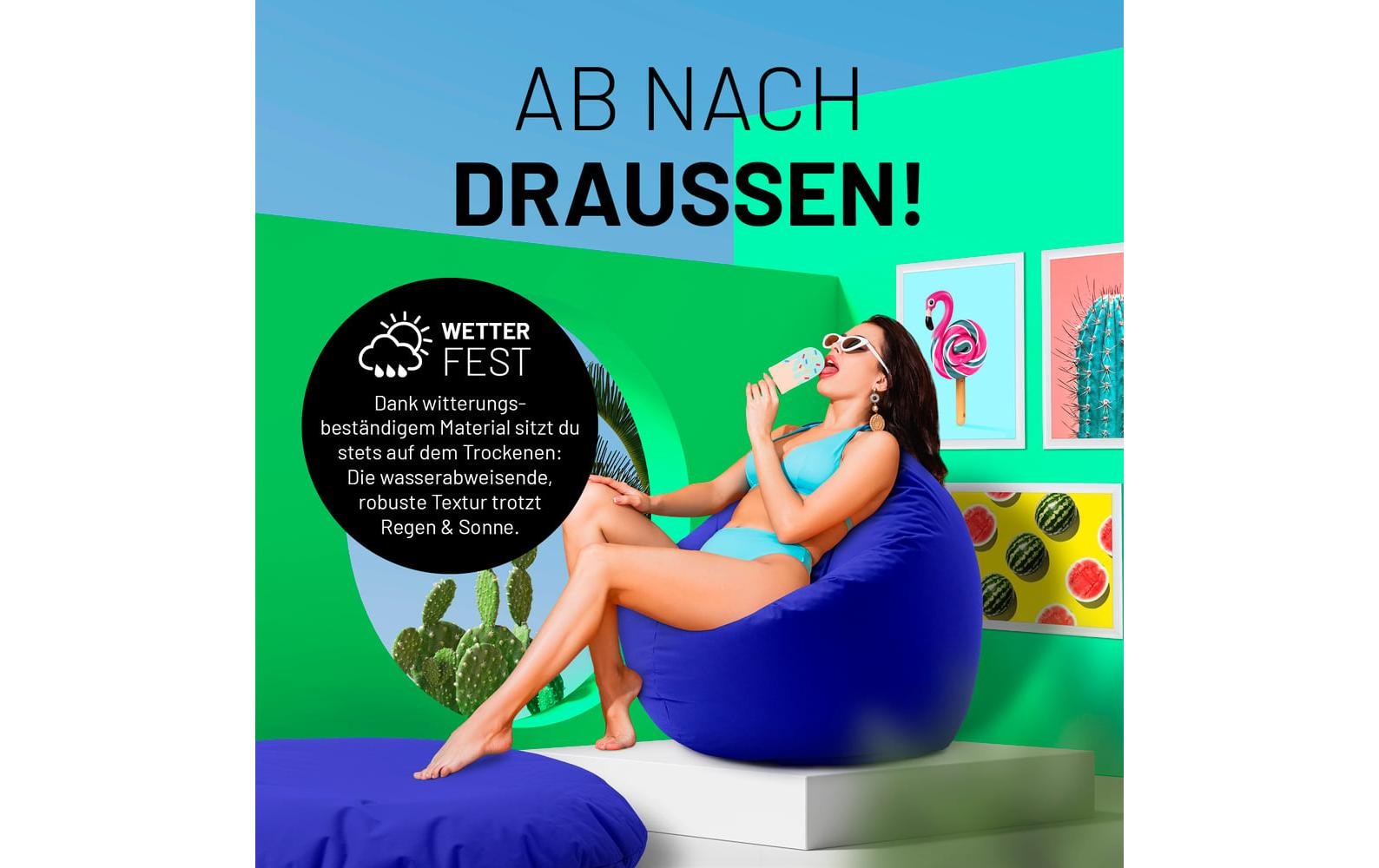 Lumaland Sitzsack »2 in 1 300 l«