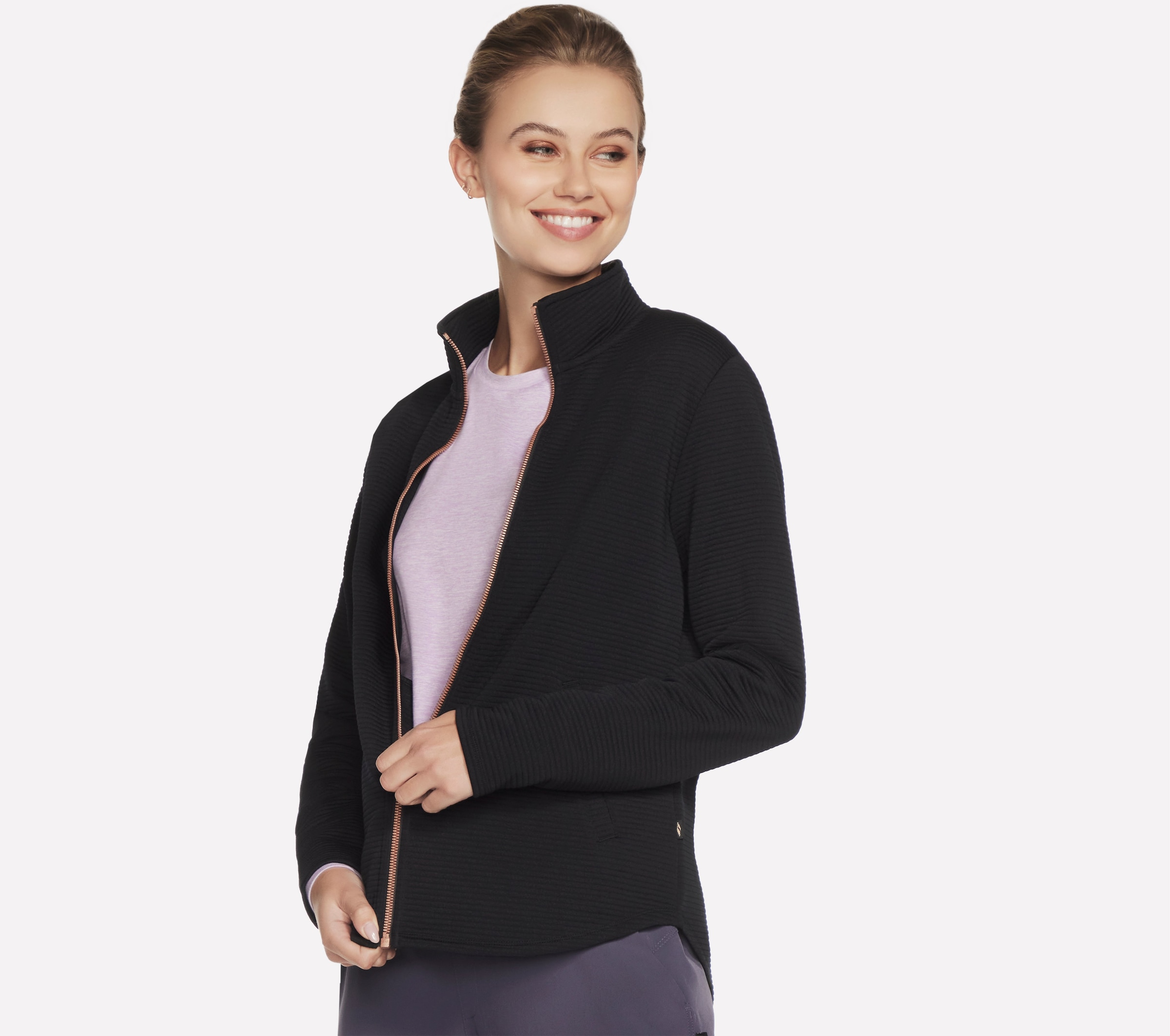 Skechers Veste d'entraînement »Women's Jacket« avec fermeture éclair, en jersey élastique