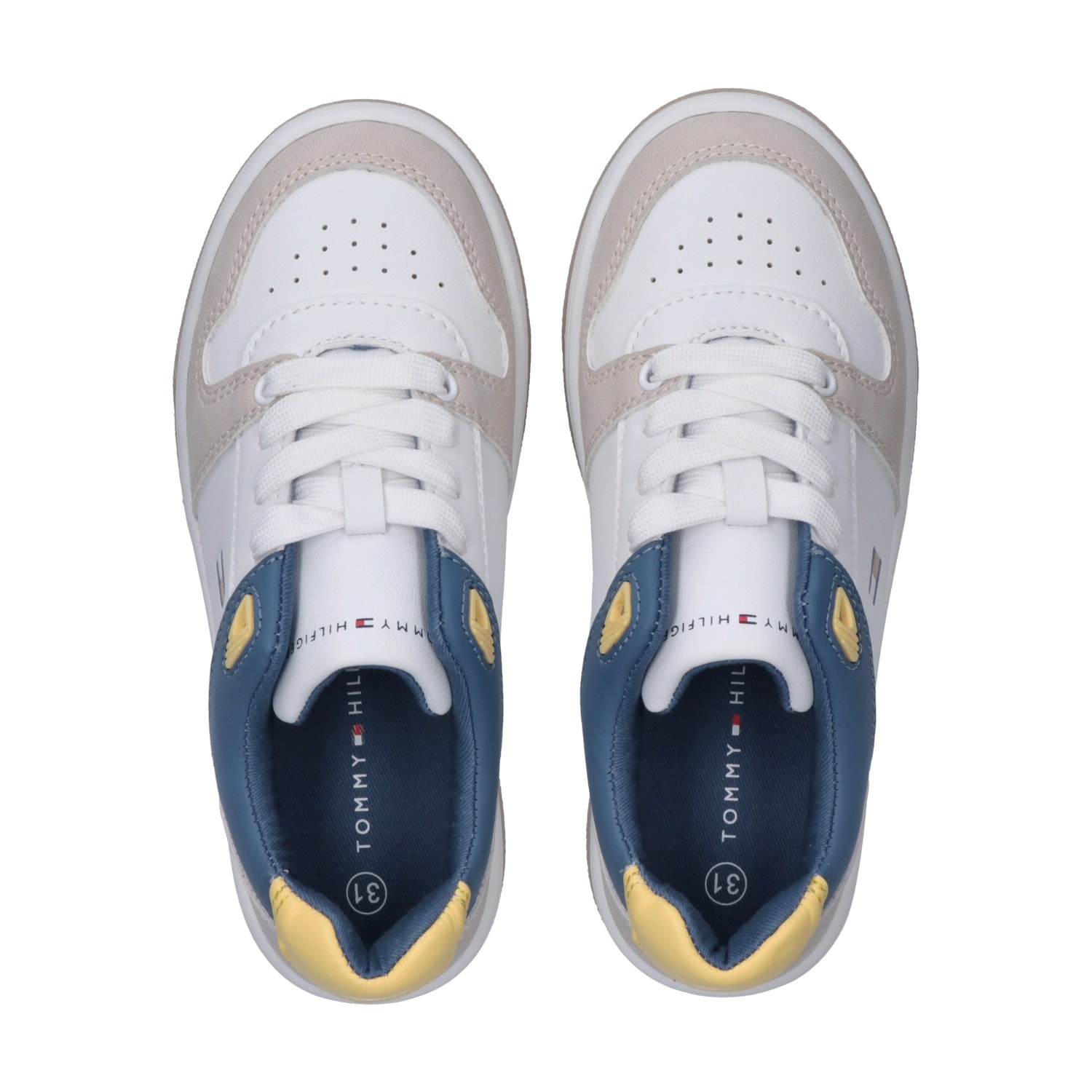 Tommy Hilfiger Sneakers  sneakers basket, chaussures basses, chaussures à lacets style rétro