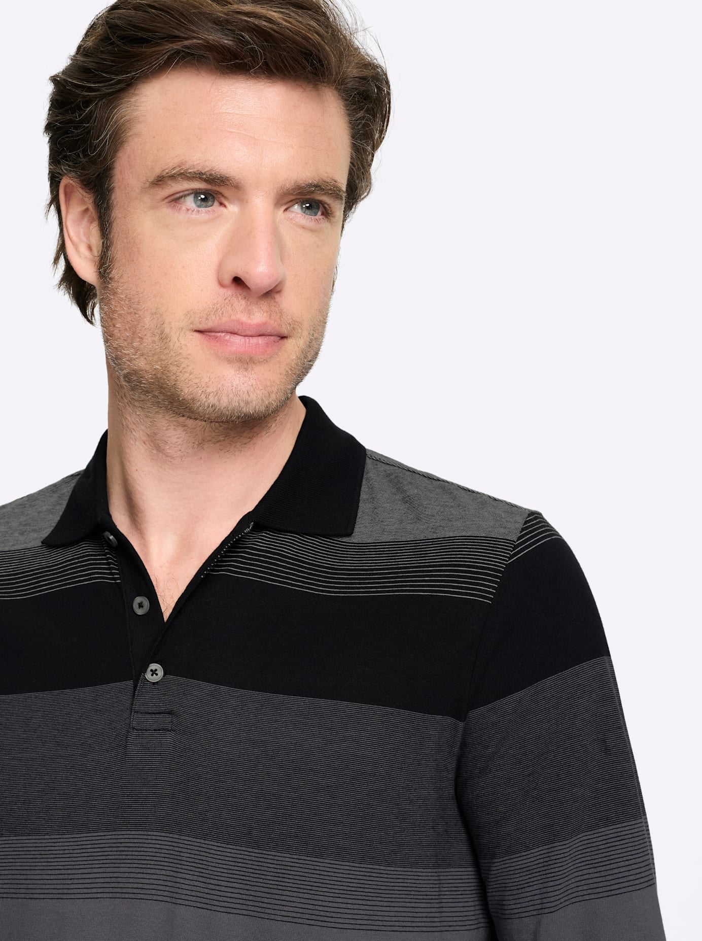 Marco Donati Langarm-Poloshirt »Langarm-Shirt« 1