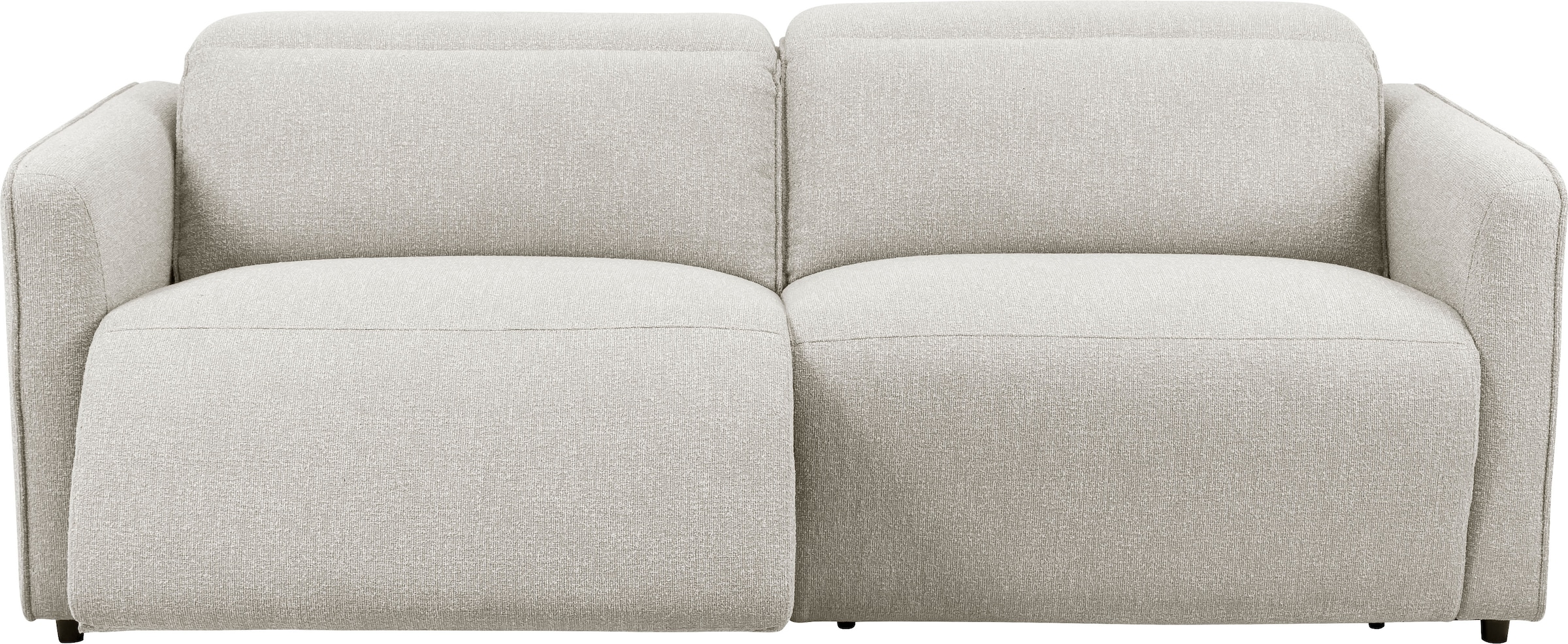 GOODproduct 2-Sitzer »KYLLY, XXL (208 cm) elektrische Relax- und Liegefunktion in 2 Sitzen« Mega-Sofa, Kopfteilverstellung, USB A/ C, Federkern, Feinstruktur