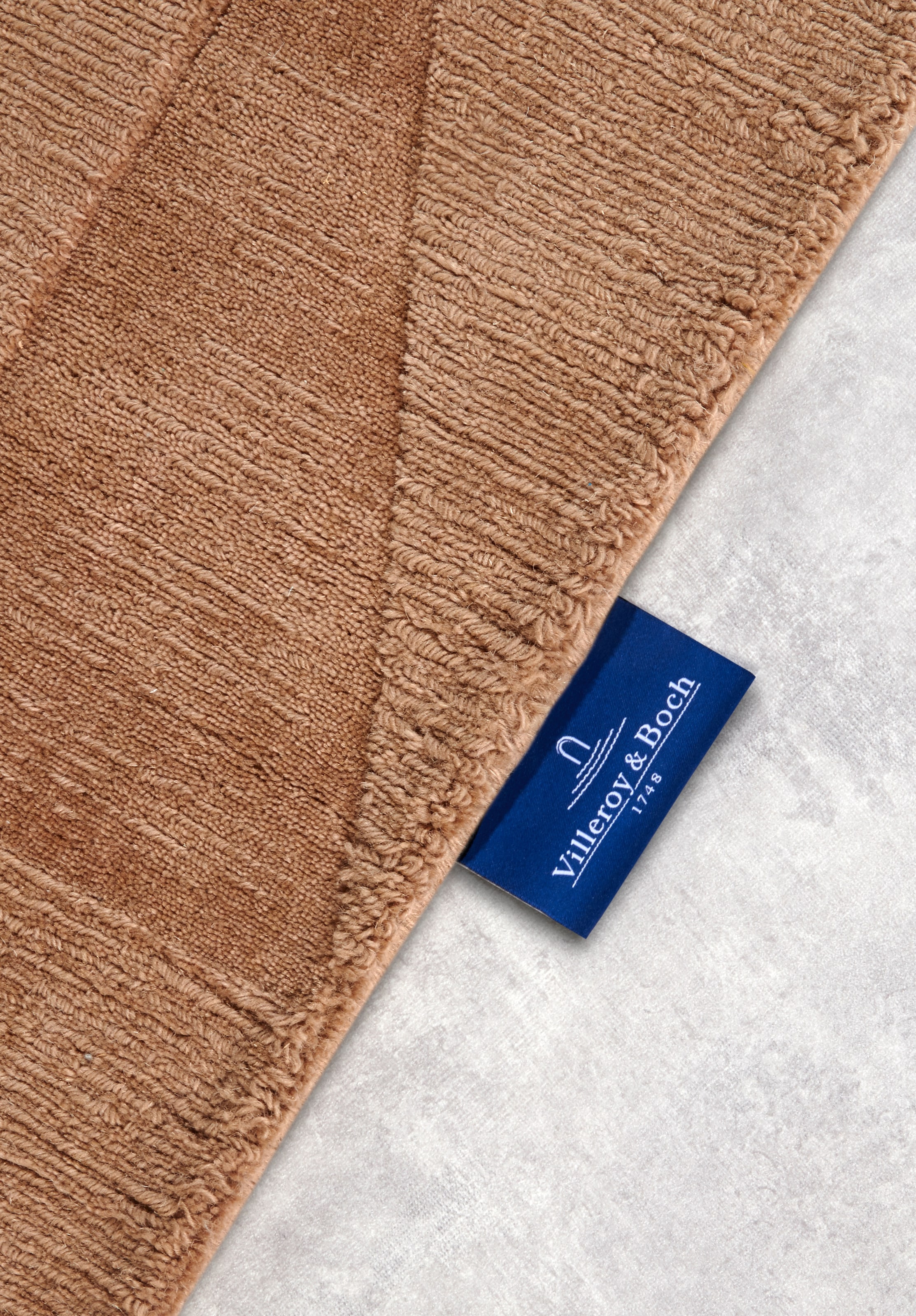 Villeroy & Boch Tapis en laine »Ursule« Rectangulaire 10 mm Höhe Läufer, handgewebt, Wolle, Natur, Wohnzimmer, Geometrie, Boho