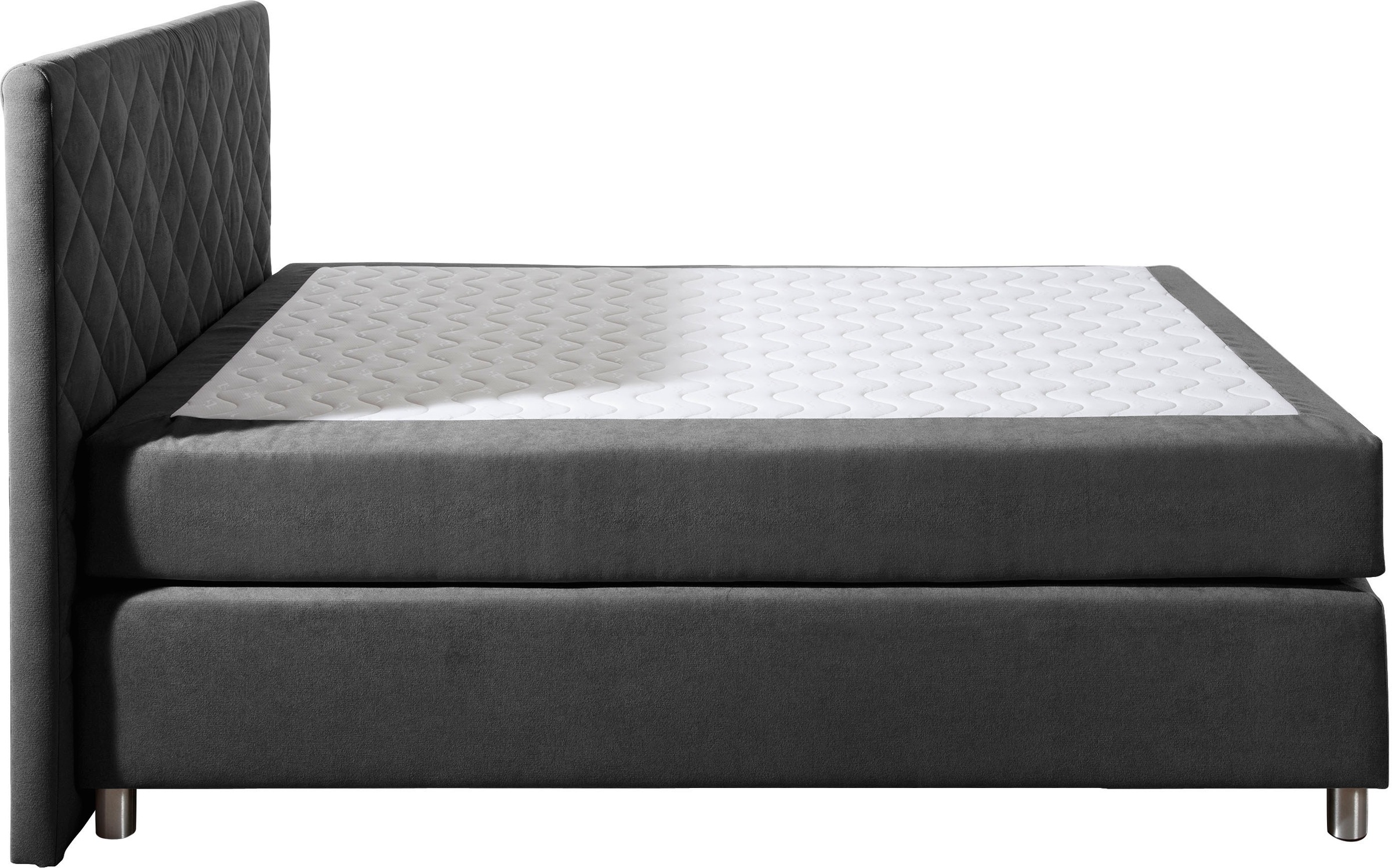 Home affaire Lit boxspring »Bernard, in verschiedenen Breiten« incl. topper, matelas disponible en H2, H3 ou H4