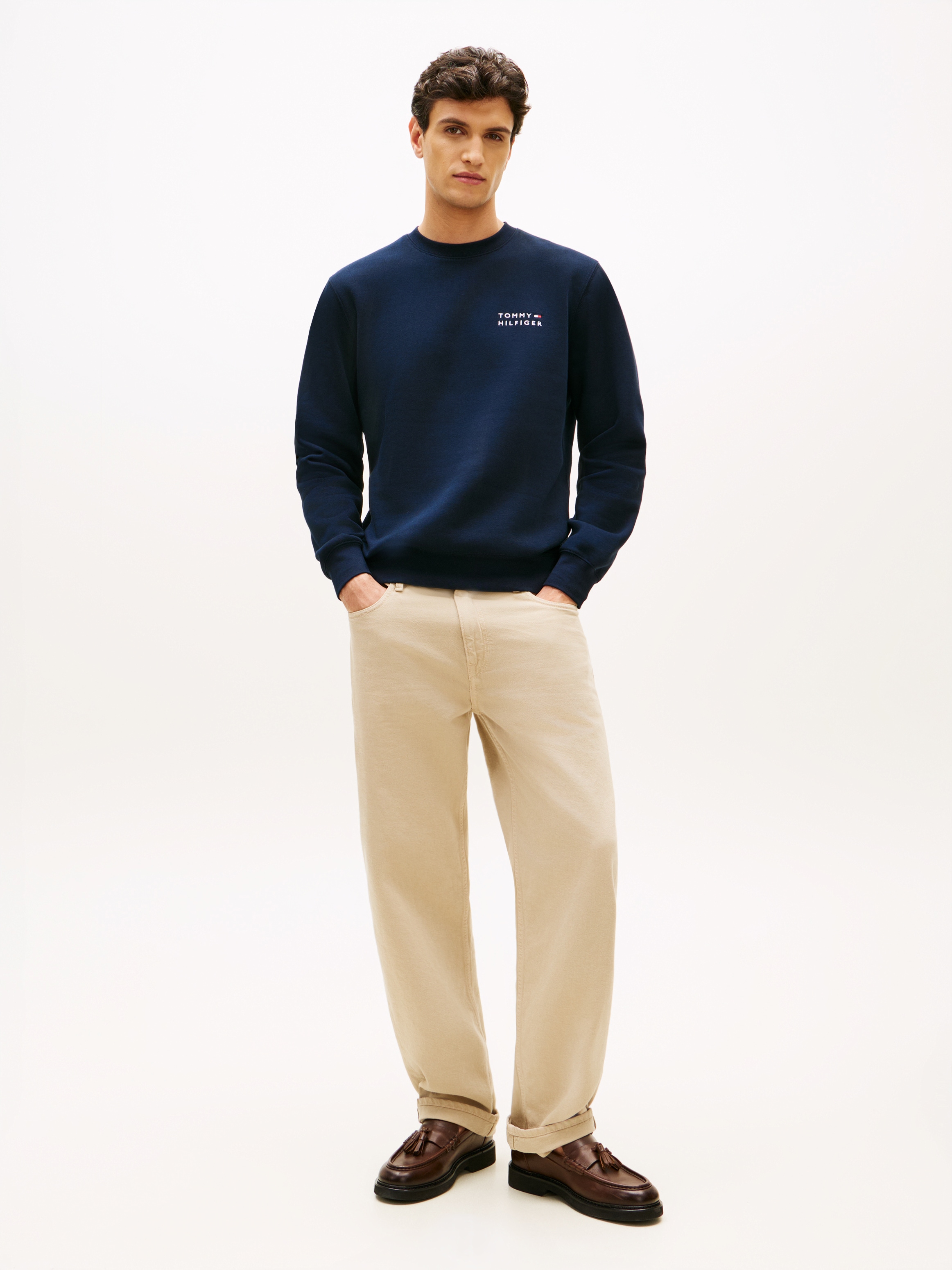 Tommy Hilfiger Sweat-shirt »BRAND LOVE TERRY EMBROIDDERY STACK«

