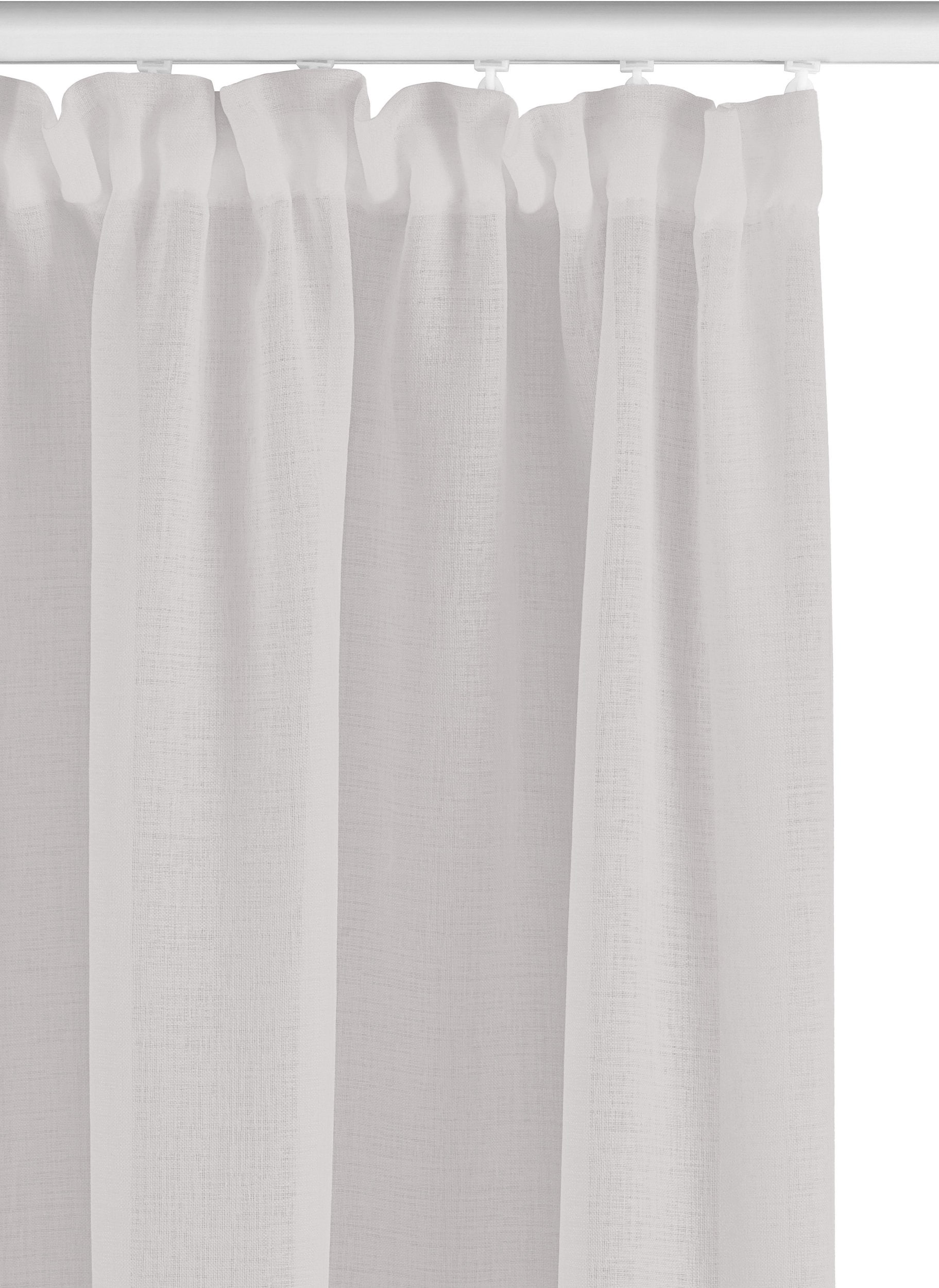 GOODproduct Rideau »TENDER« Bande volante 1 cuis tlg. Aspect lin structuré, monochrome, best-seller