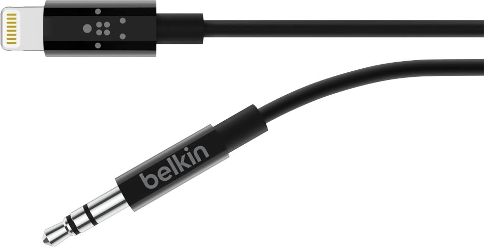 Belkin Câble audio »MixIT Lightning auf 3,5mm AUX Kabel, 0.9 m« Prise jack 3,5 mm 90 cm Plug & Play