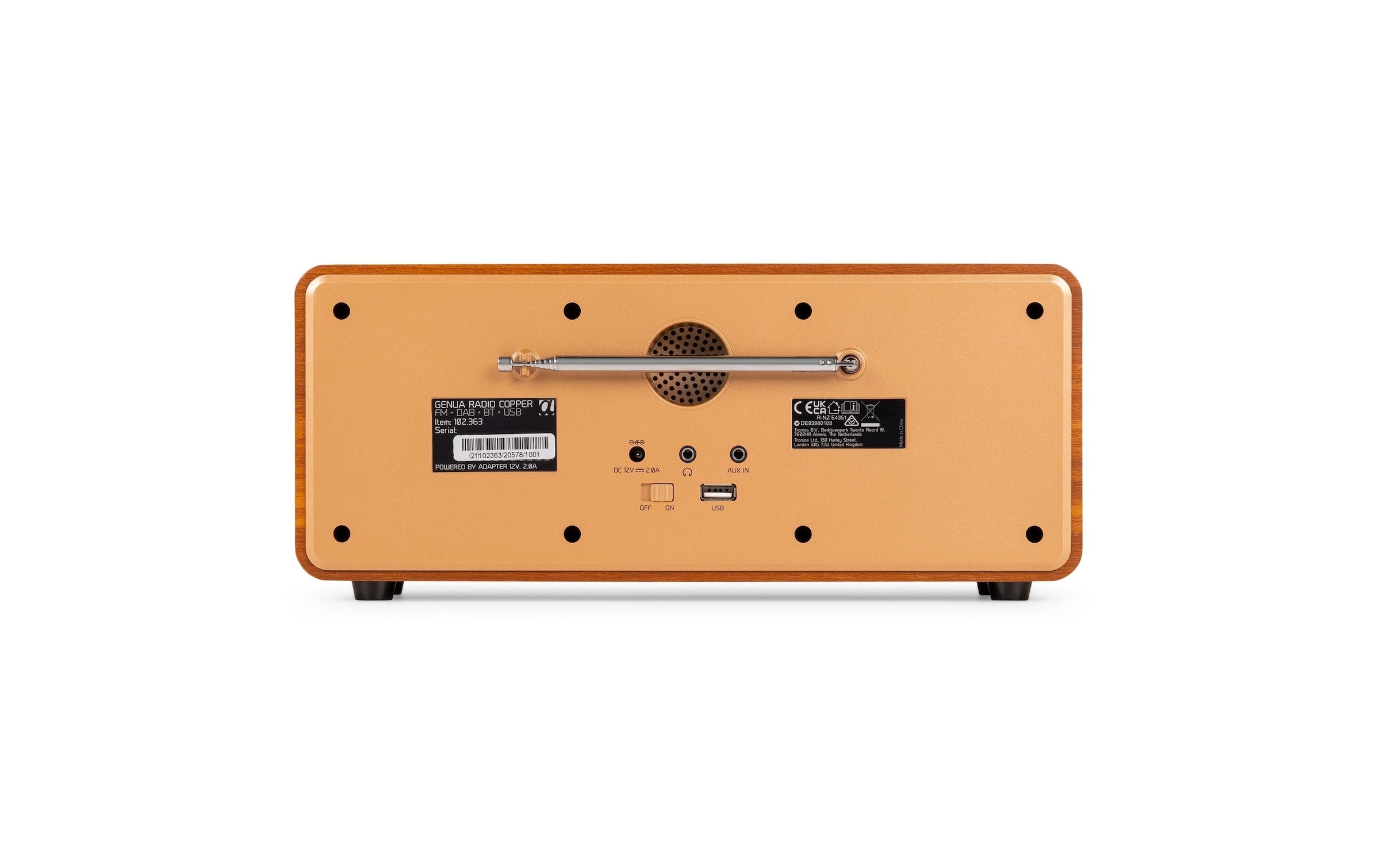 AUDIZIO Radio numérique (DAB+) »Genua-CU DAB+/FM Radio mit Bluetooth, Stereo« ( )