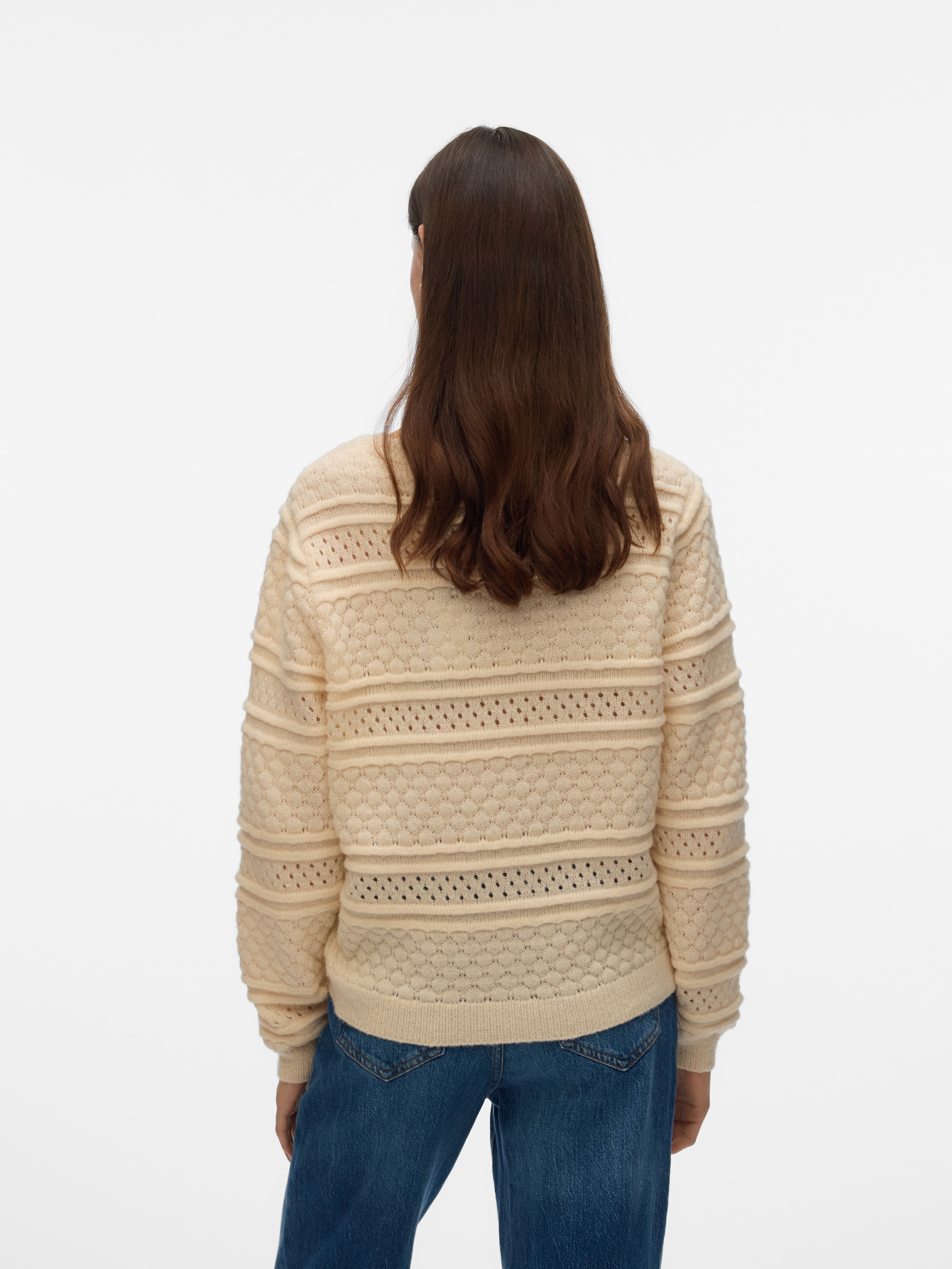 Vero Moda Pull en tricot »VMLEO LS O-NECK PULLOVER BF«