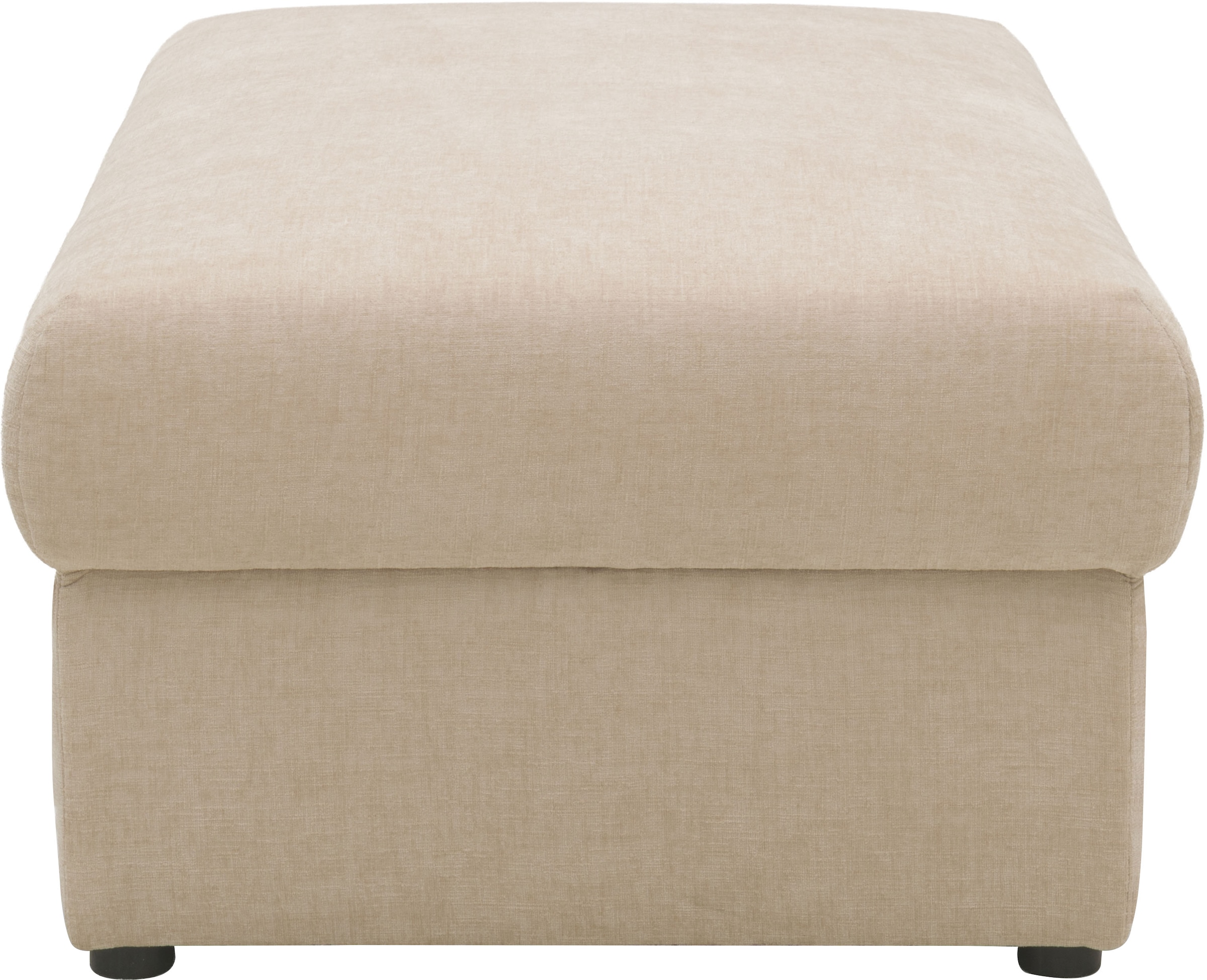 DOMO collection Hocker »Dundee, passende Ergänzung zum Mega-Sofa« pflegeleichter, edler Strukturstoff in Chenille-Optik