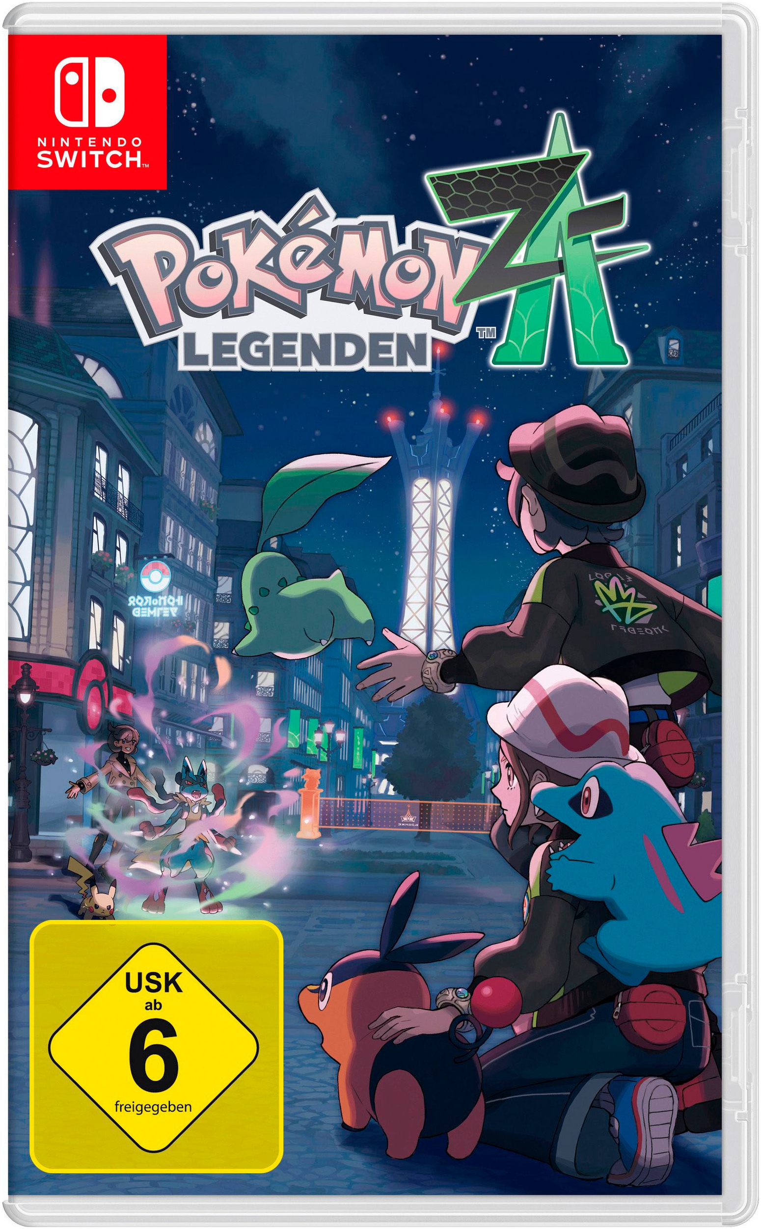 Nintendo Switch Konsolen-Set »Switch + Pokemon-Legenden: Z-A« 32 GB Switch r/b neon + Pokemon-Legenden: Z-A
