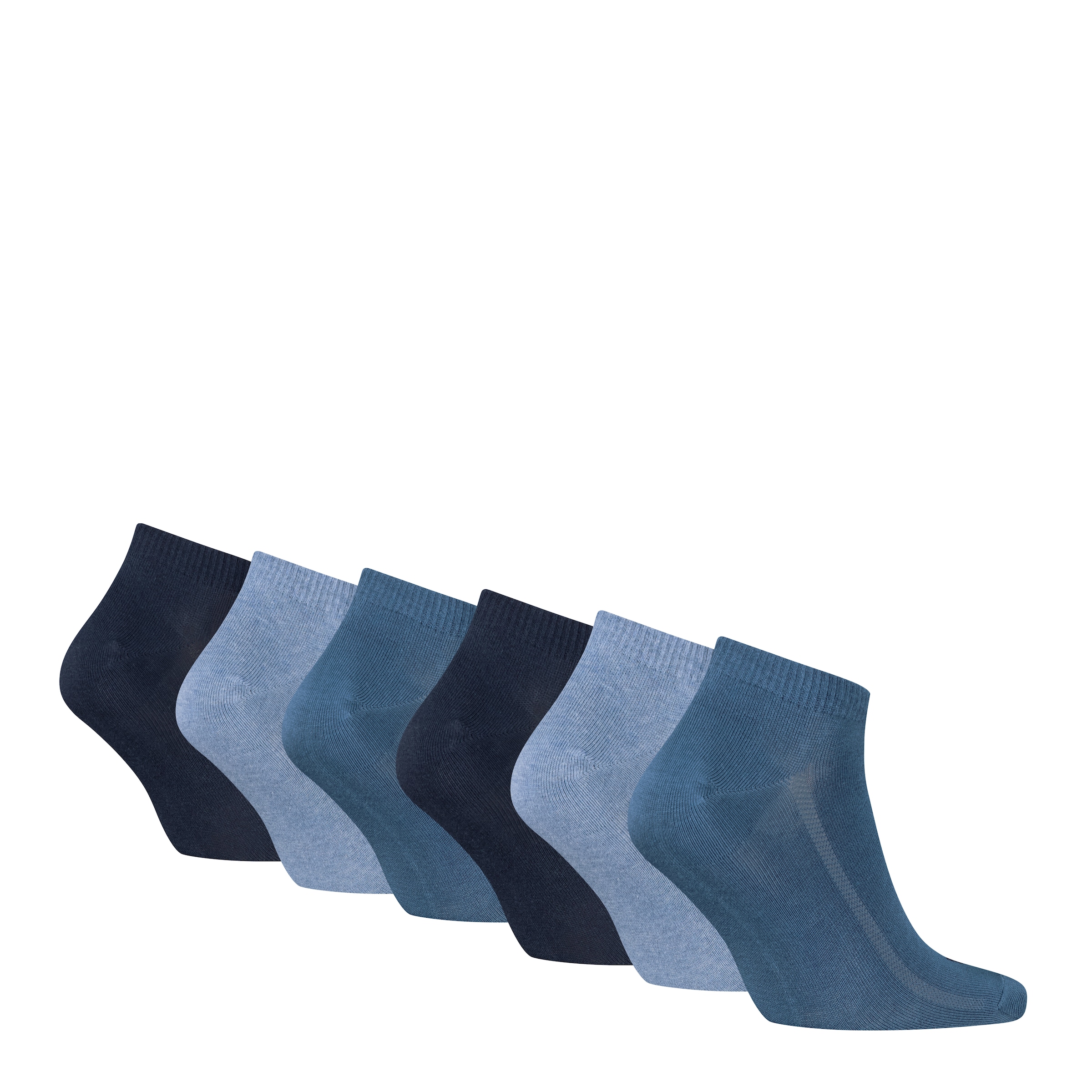 Levi's® Chaussettes de baskets »LEVIS LOW CUT BATWING LOGO 6P ECOM« Packung, 6 Paar, 6 Couple tlg. mit breitem Logobund