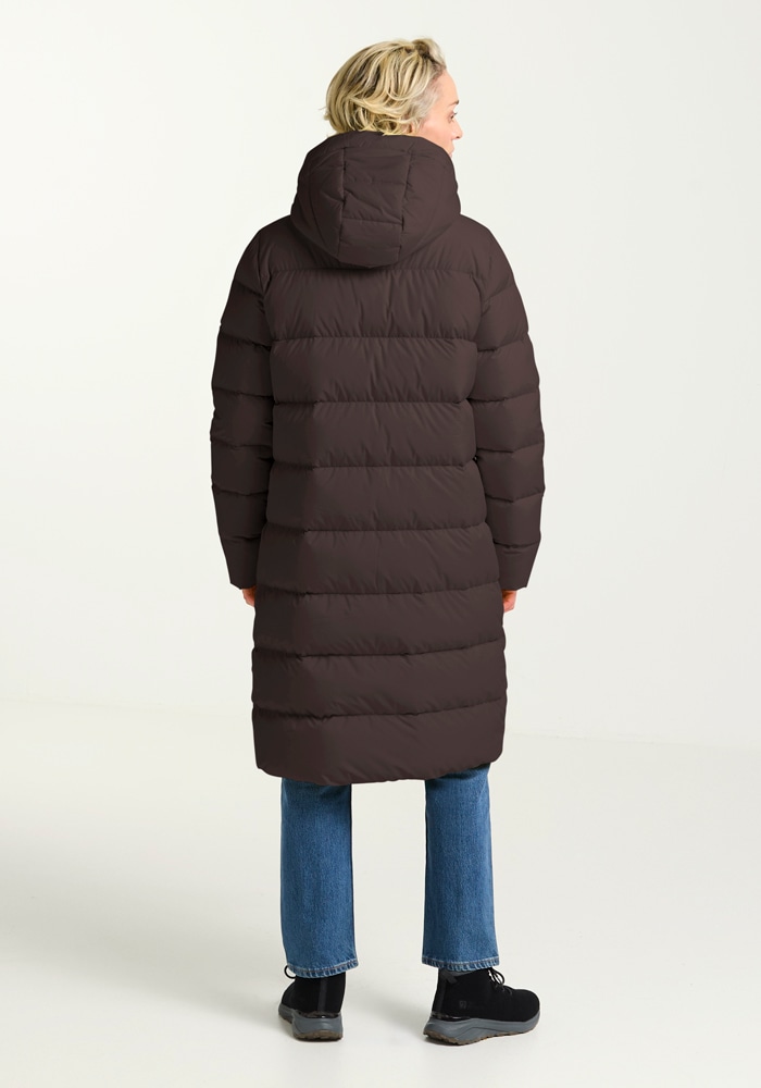 Jack Wolfskin Manteau en duvet »FROZEN PALACE COAT W RDS« mit Entendaunen- und Federfüllung, mit individuell anpassbarer Kapuze
