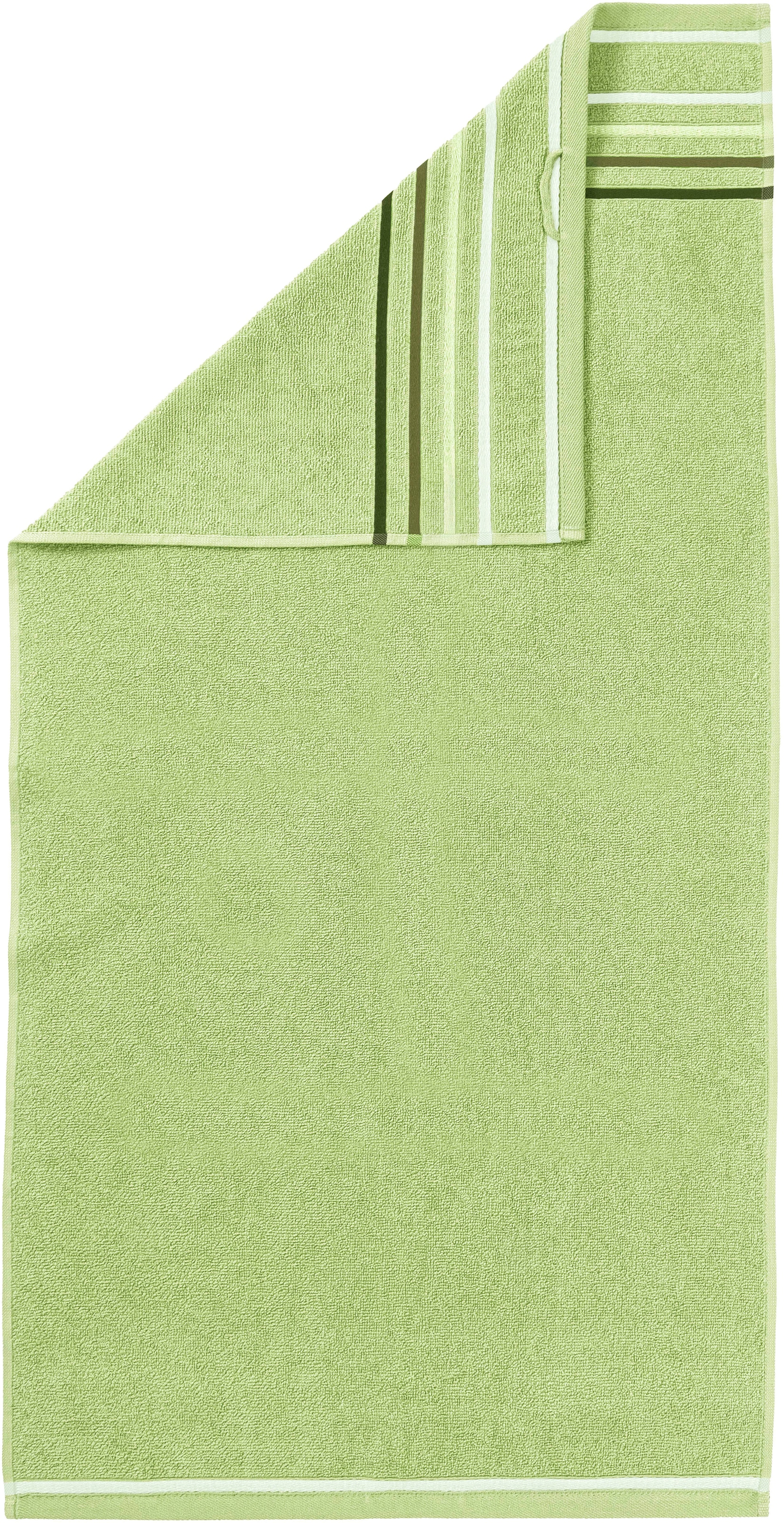 my home Set de serviettes »Niki, Duschtuch, Handtücher und Gästetücher« Set Frottee en feutre Handtücher mit mehrfarbiger Streifenbordüre, aus 100% Baumwolle, weich