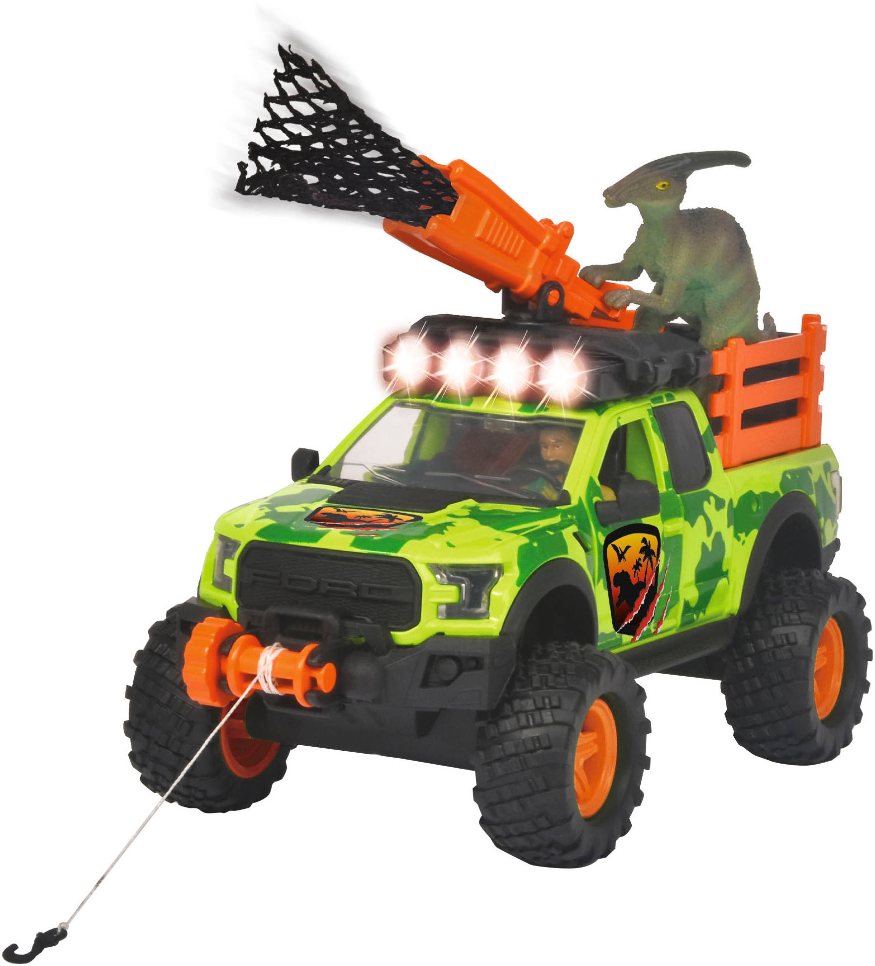 Dickie Toys Personnage de jeu »Spielset - Dino Hunter« mit Licht und Sound