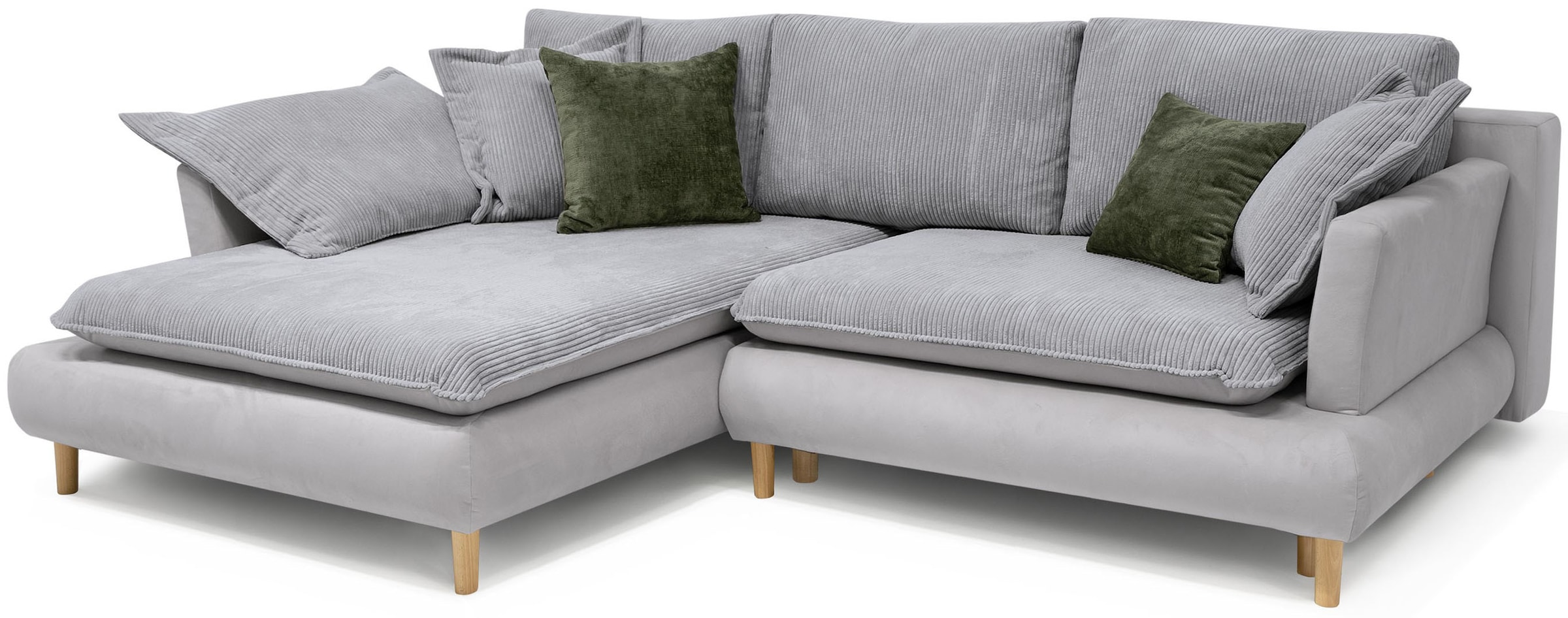 COLLECTION AB Ecksofa »Mandela L-Form« mit Bettfunktion und Bettkasten