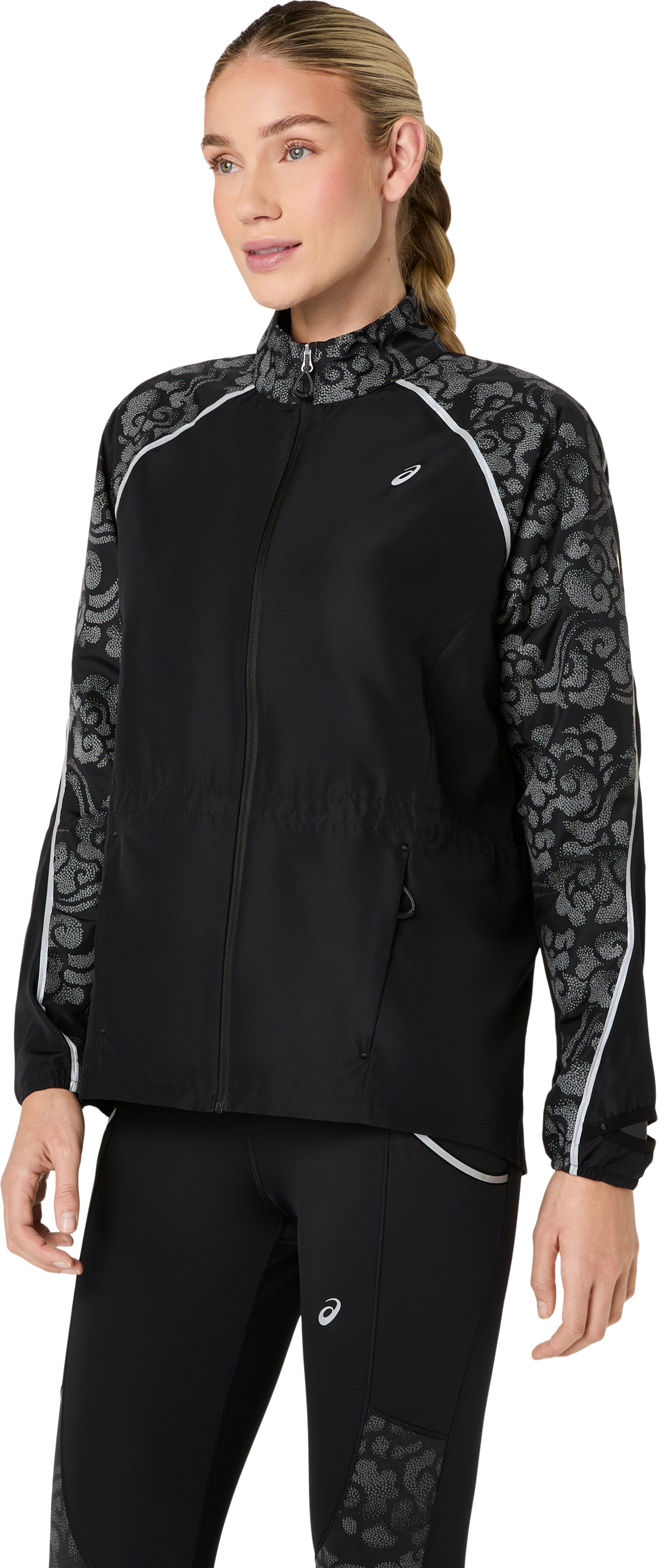 Asics Laufjacke »ROAD LITE-SHOW JACKET« Atmungsaktiv, Reflektierend, Smartphone-Fach