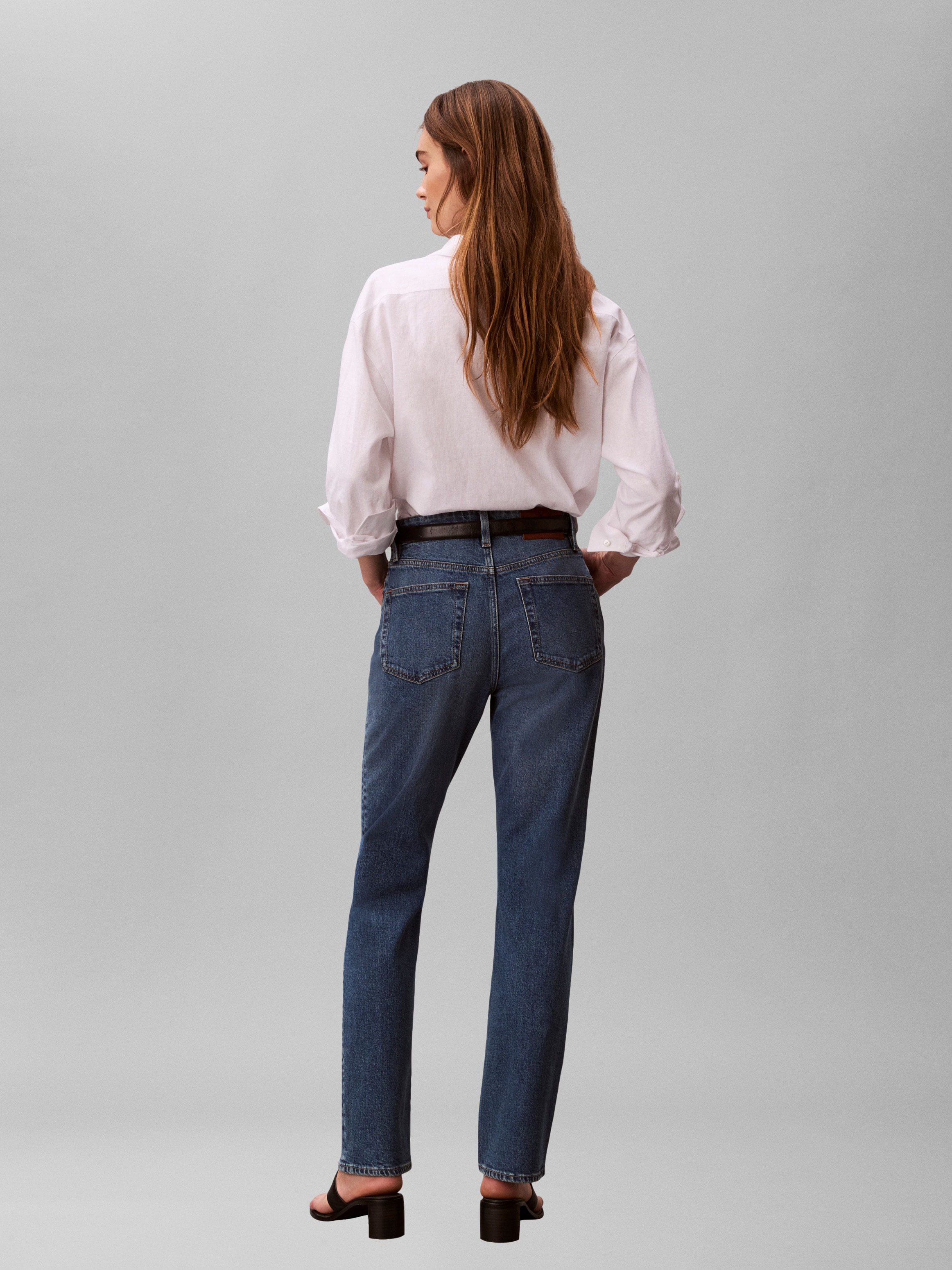 Calvin Klein Jeans High-waist-Jeans Regular fit mit high waist Passform