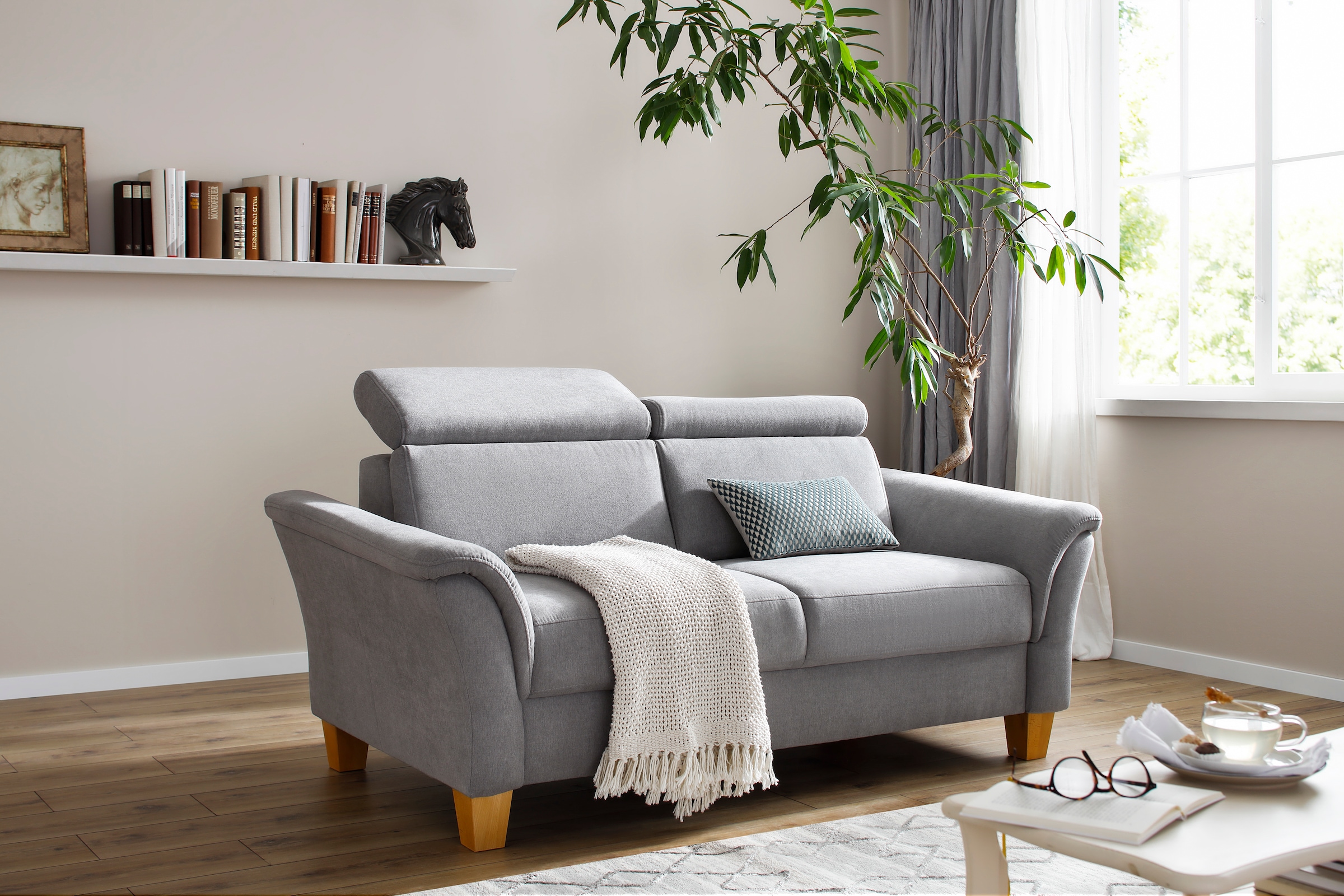 Home affaire 2,5-Sitzer »Conville« inkl. Kopfteilverstellung