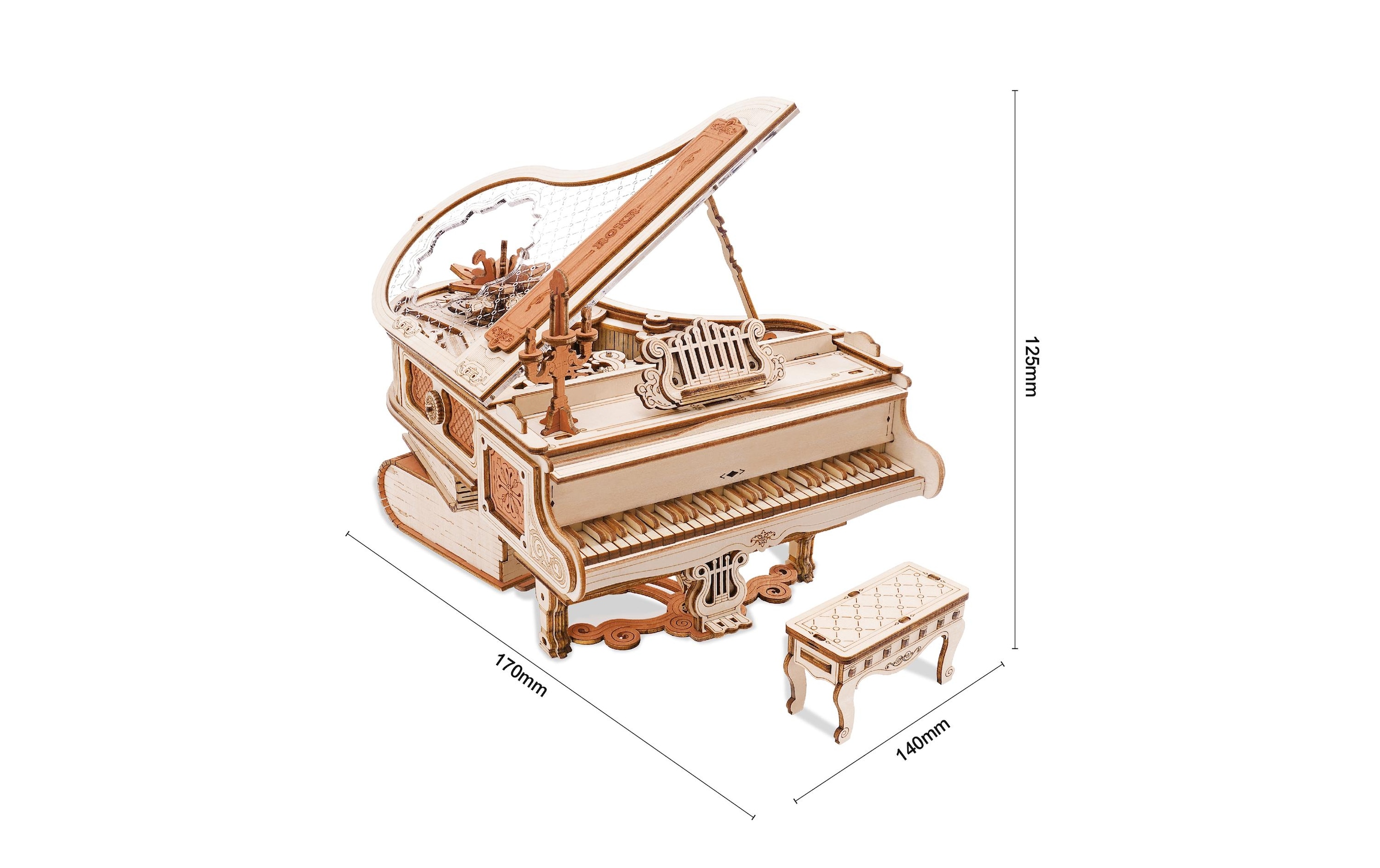   Modellbausatz »RoboTime Magic piano 223-teilig«