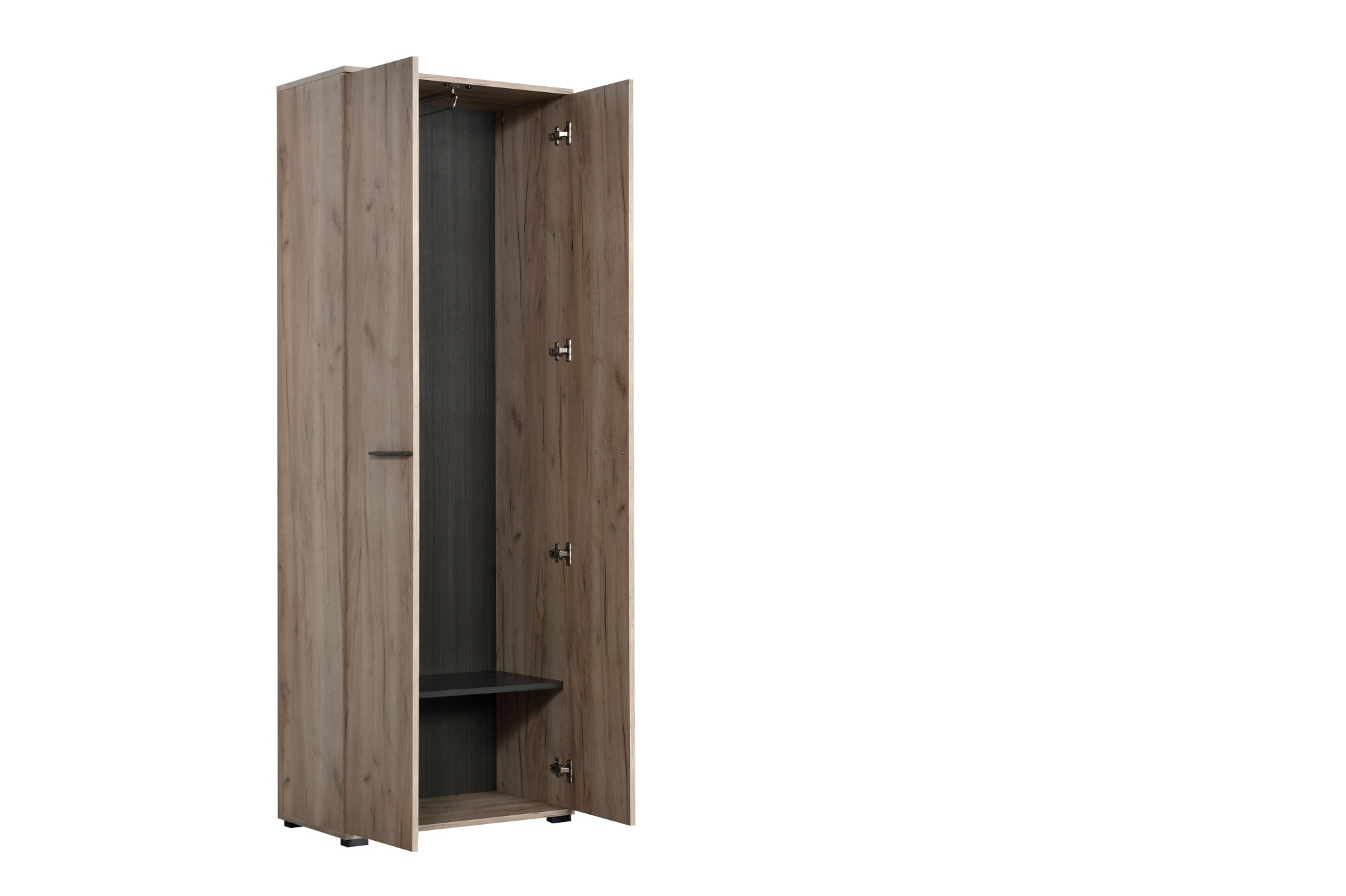 Home affaire Armoire vestiaire »Lorca Drehtürenschrank, Dielenschrank , Flurschrank, Mehrzweckschrank« Design moderne effet chêne avec chants ABS, 2 portes