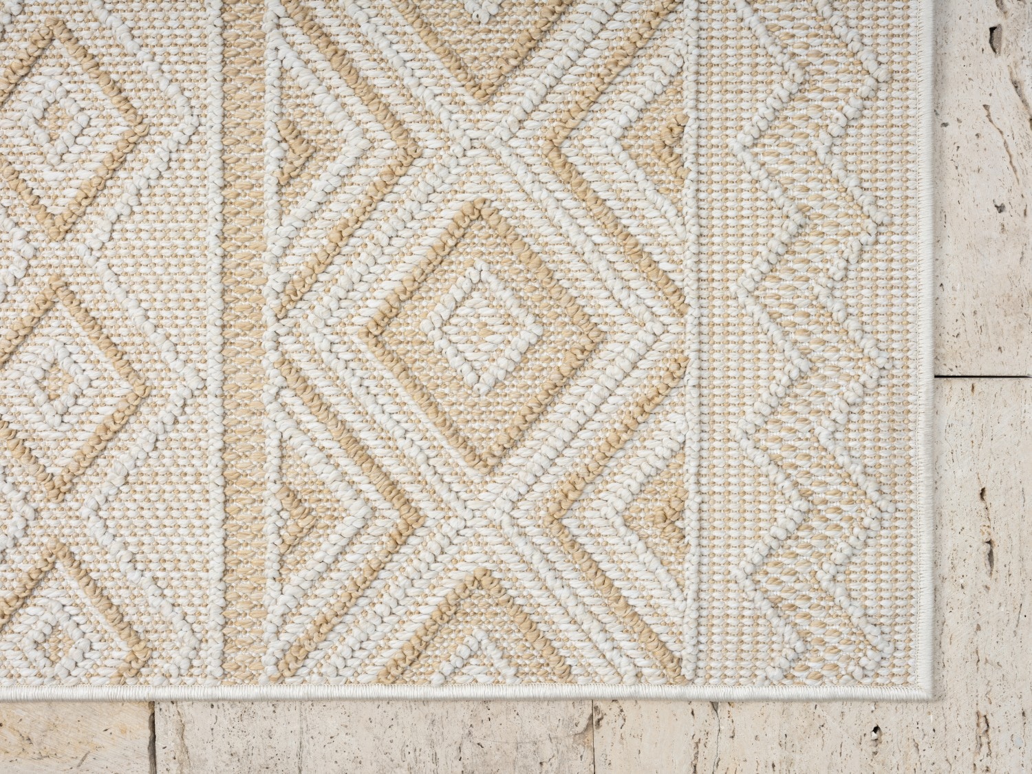 Myflair Möbel & Accessoires Teppich »Vera, LAGERRÄUMUNG!« rechteckig 8 mm Höhe modernes Design, In & Outdoor geeignet, Balkon, Terrasse