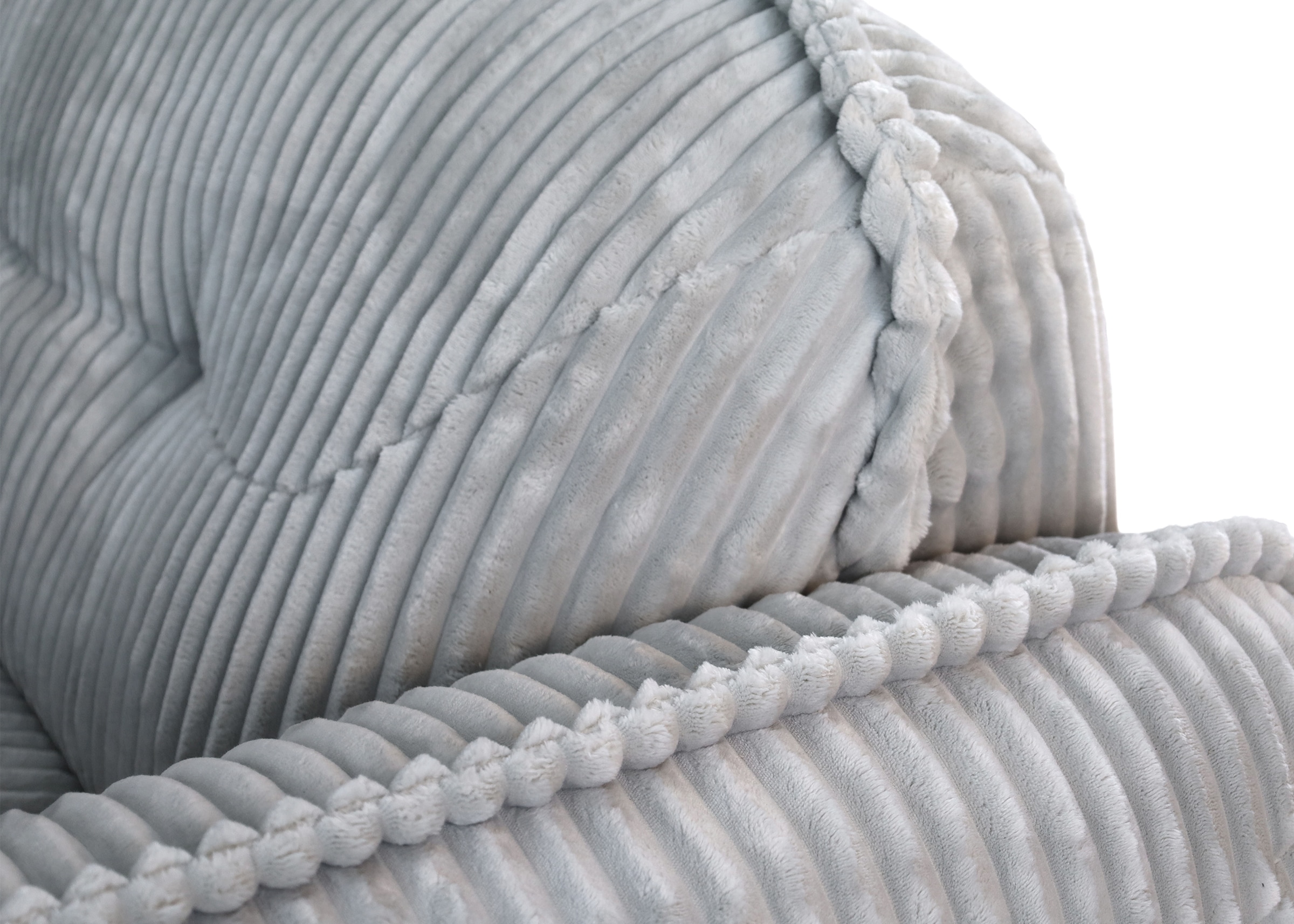 TRENDMANUFAKTUR Chaise longue »Be Fluffy, mit Rundumbezug, Loveseat mit moderner breiter Kedernaht« avec confort d'assise doux, en velours côtelé large de haute qualité au toucher doux