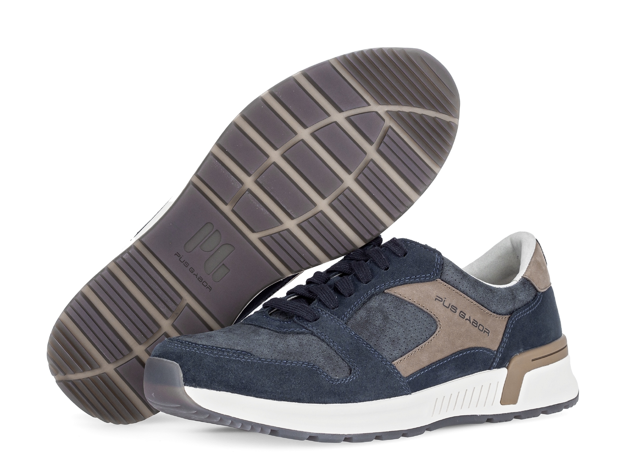 Pius Gabor Sneakers  , chaussure décontractée, chaussure confort, chaussure à lacets avec logo embossé, largeur G