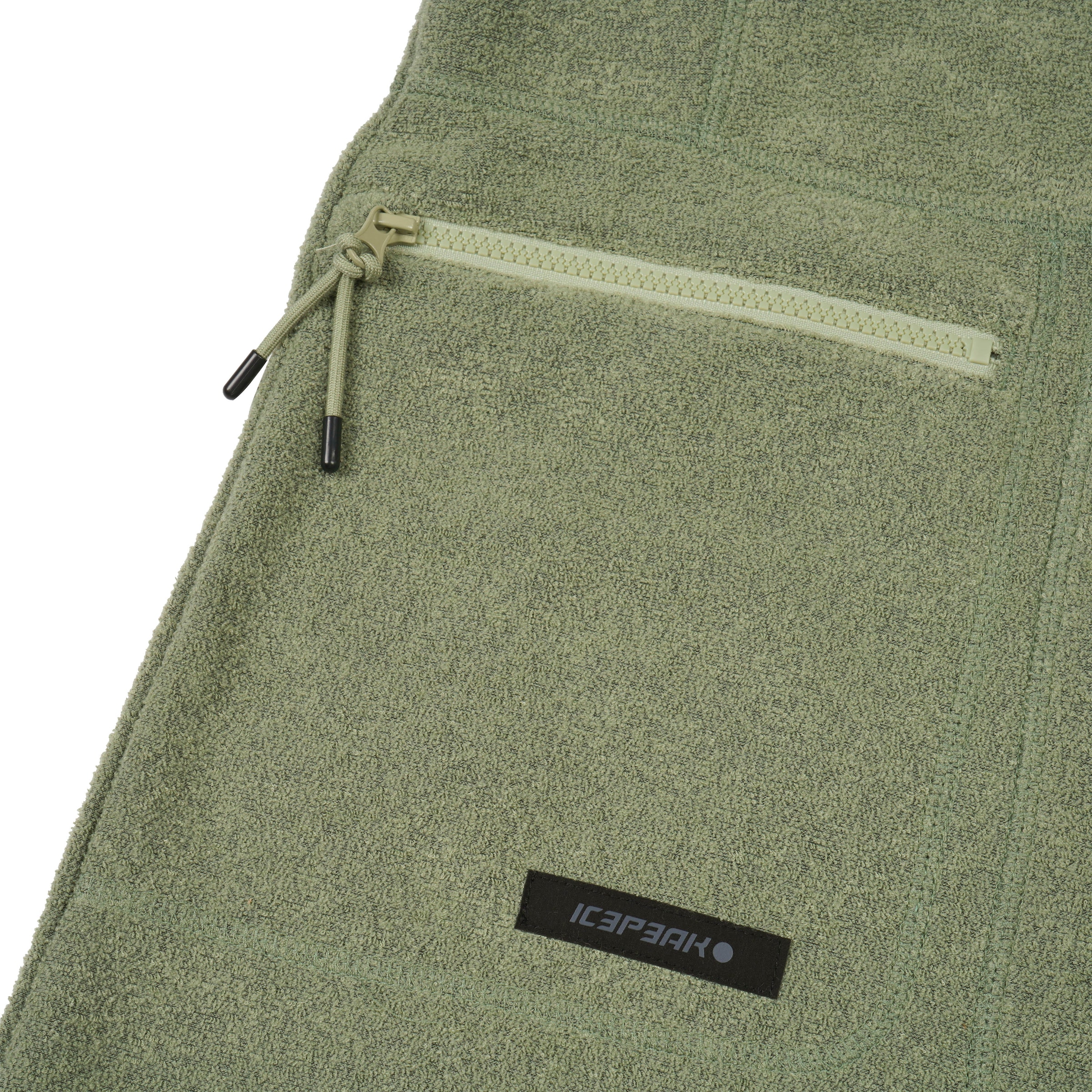 Icepeak Fleecejacke »AMES« sportlicher Stil, mit Kapuze und Kordelzügen