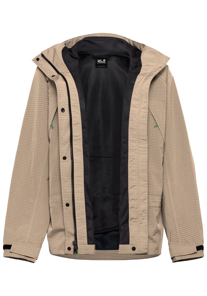 Jack Wolfskin Veste fonctionnelle »FIND THE WILD 2L JKT W« avec capuche avec poches zippées, imperméable, respirant