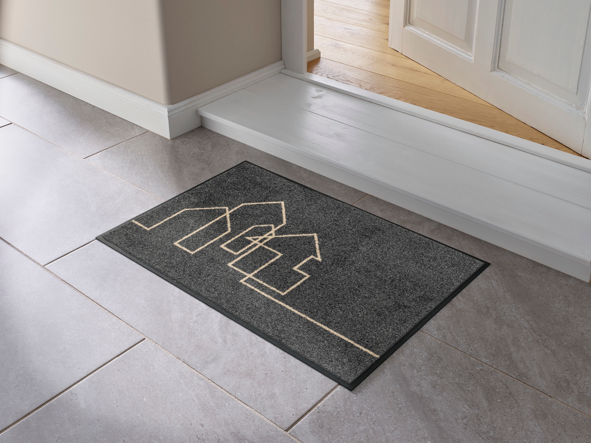 wash+dry by Kleen-Tex Fussmatte »Linestreet« rechteckig 7 mm Höhe