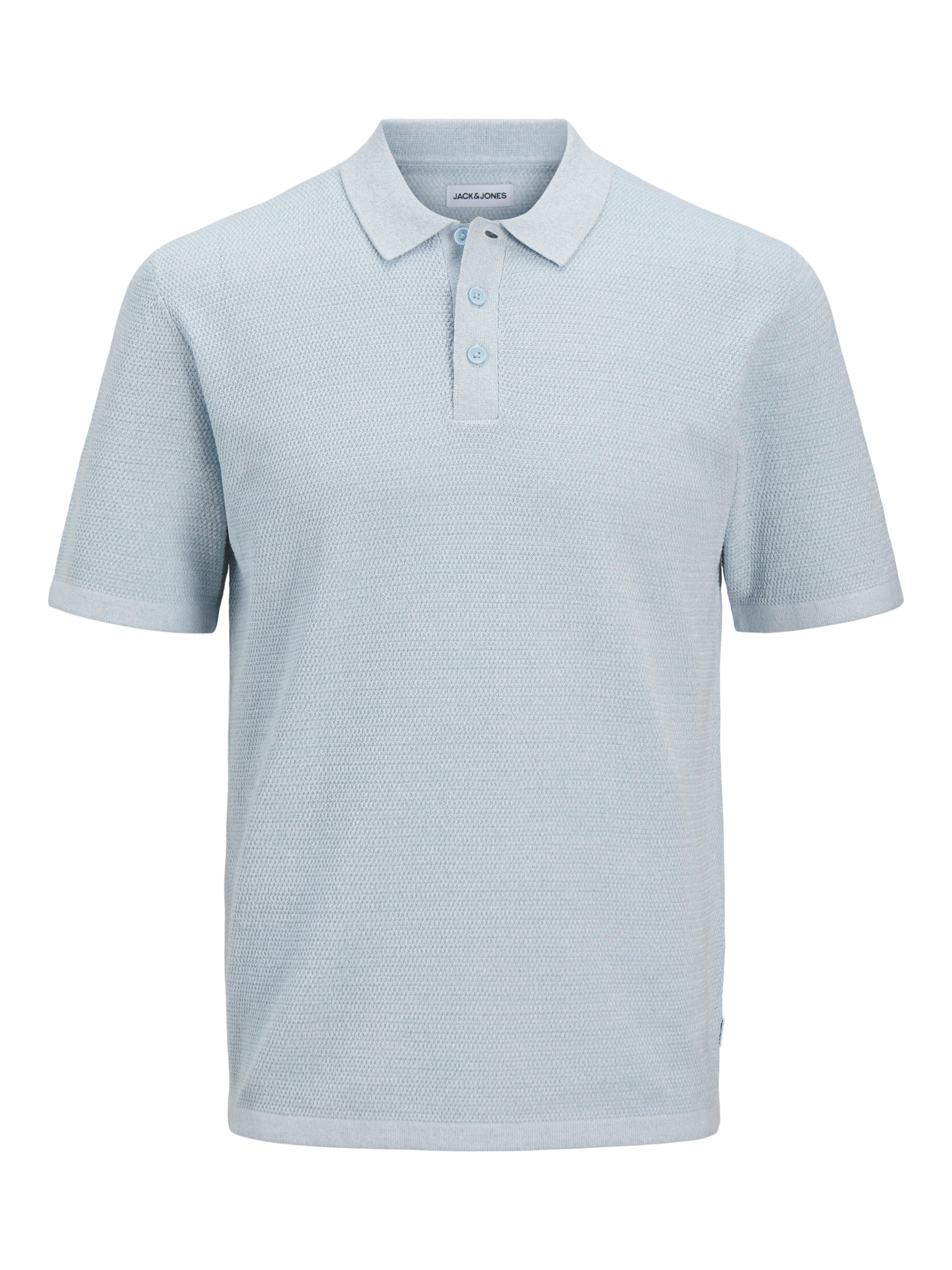 Jack & Jones Pull à manches courtes »JJEGEORGE KNIT POLO SS SN« mit Polo Kragen