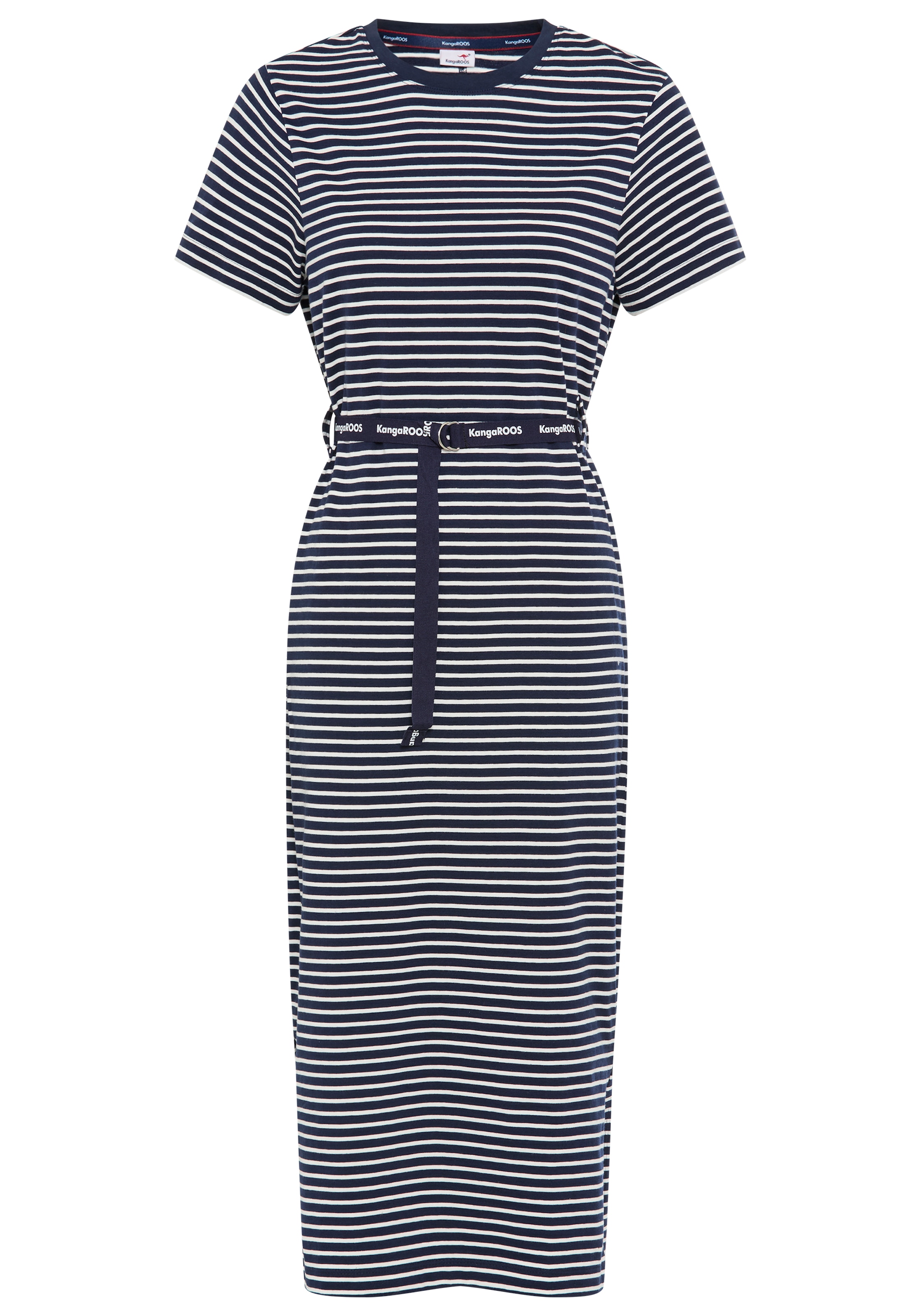 KangaROOS Robe midi 2 pièces tlg. im sportlichen Look aus festem Jersey