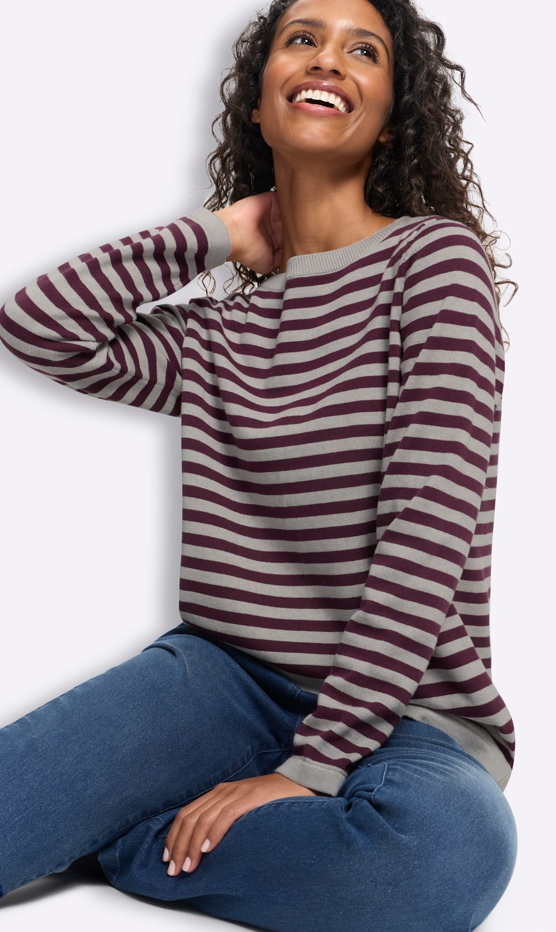 heine Pull en tricot »Ringel-Pullover«