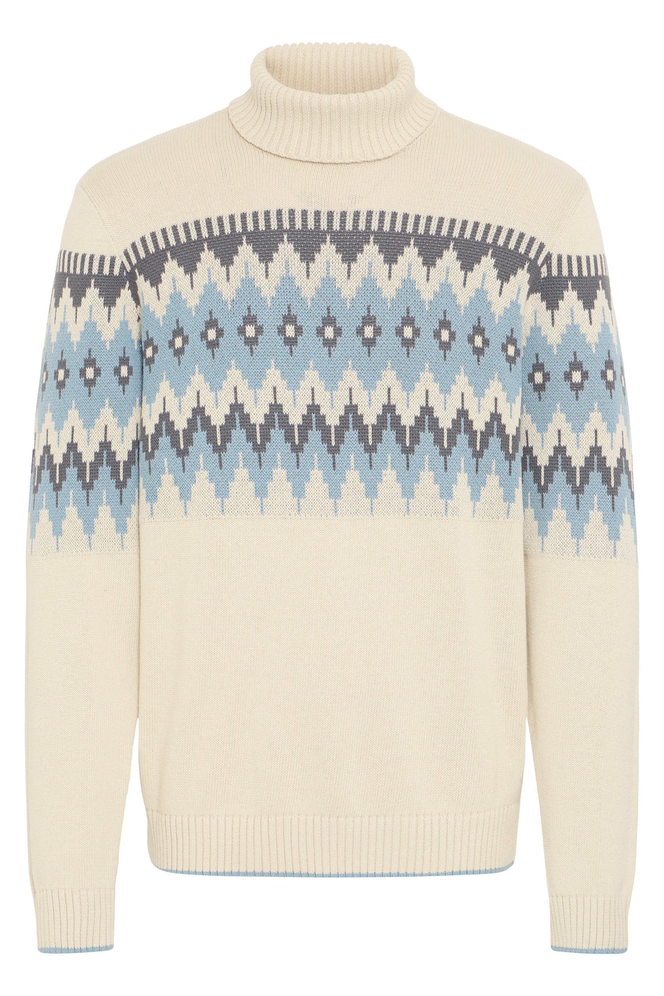 Blend Pull à col roulé »BHBENJI JACQ KNIT« im tollen Jacquardmuster