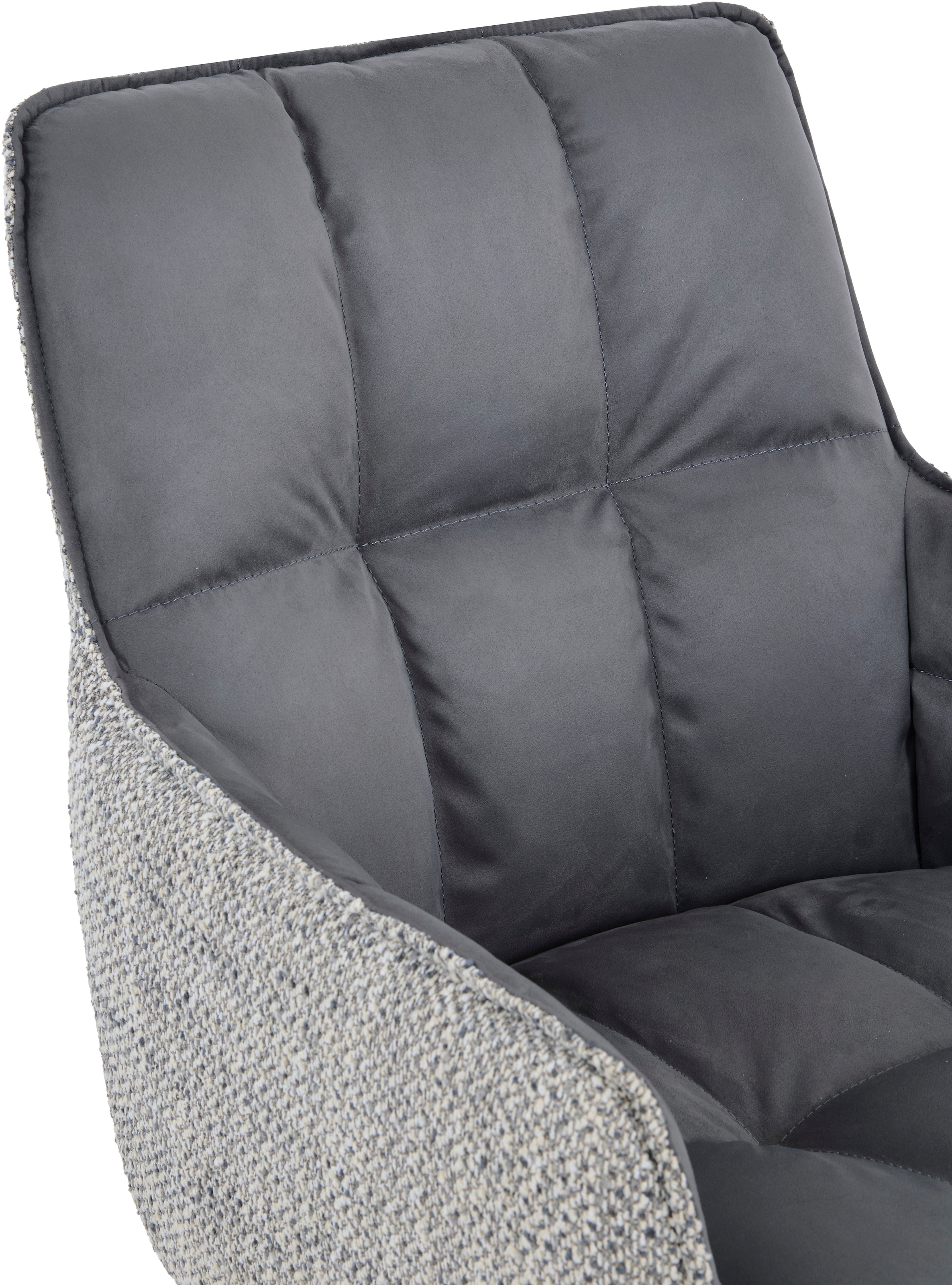 HELA Chaise pivotante »POMBA« () 1 cuispivotant à 360°, réglable en hauteur, suspension à ressort, accoudoirs, supporte 140kg
