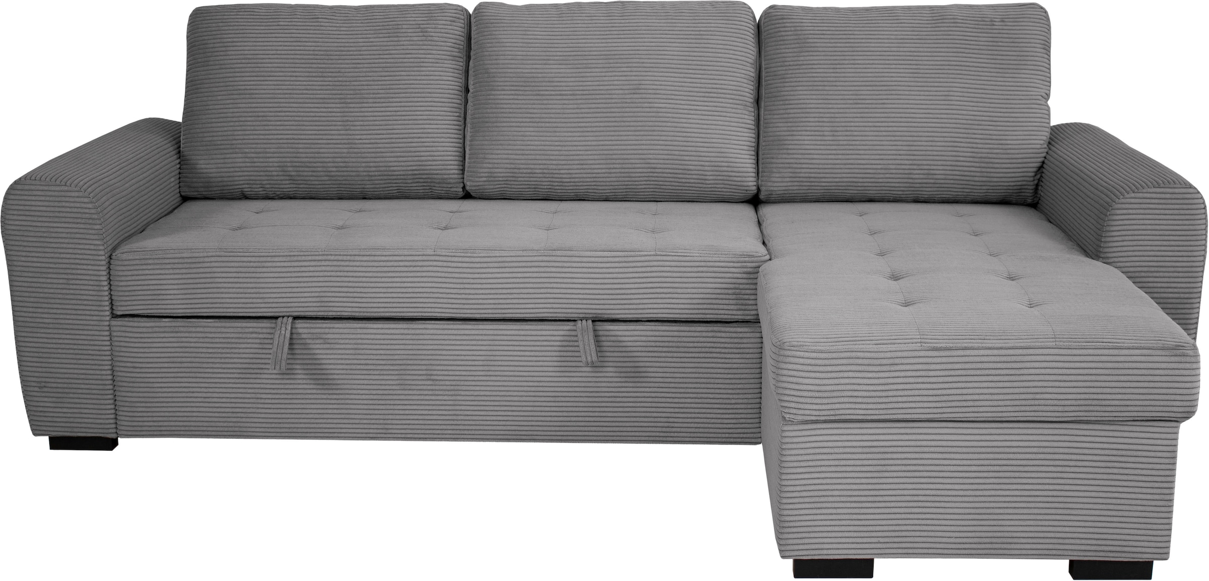 Trends by HG Canapé d'angle »Poll L-Form, B: 245 cm« mit Bettfunktion & Bettkasten