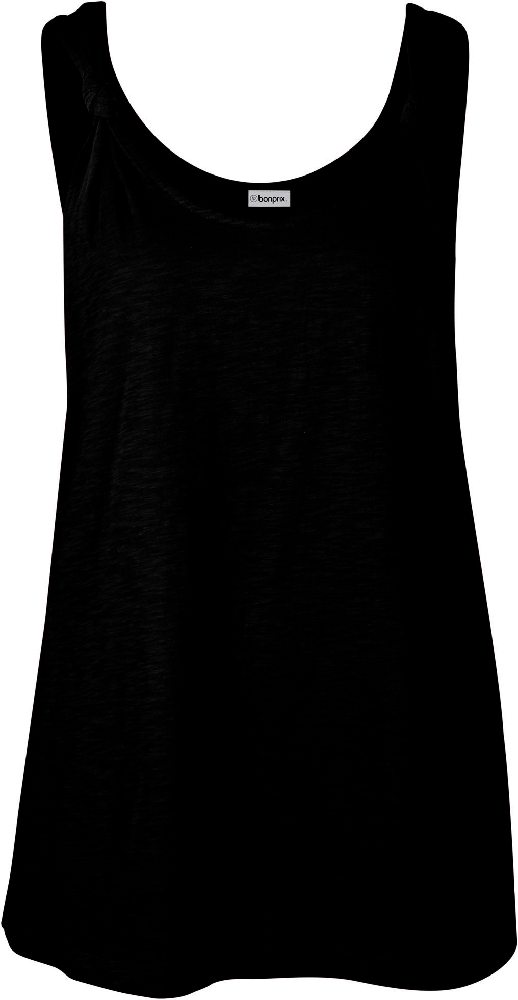 bonprix Shirttop 1 tlg. A-Linie Passform, mit Knotendetail an den Trägern, aus Baumwolle