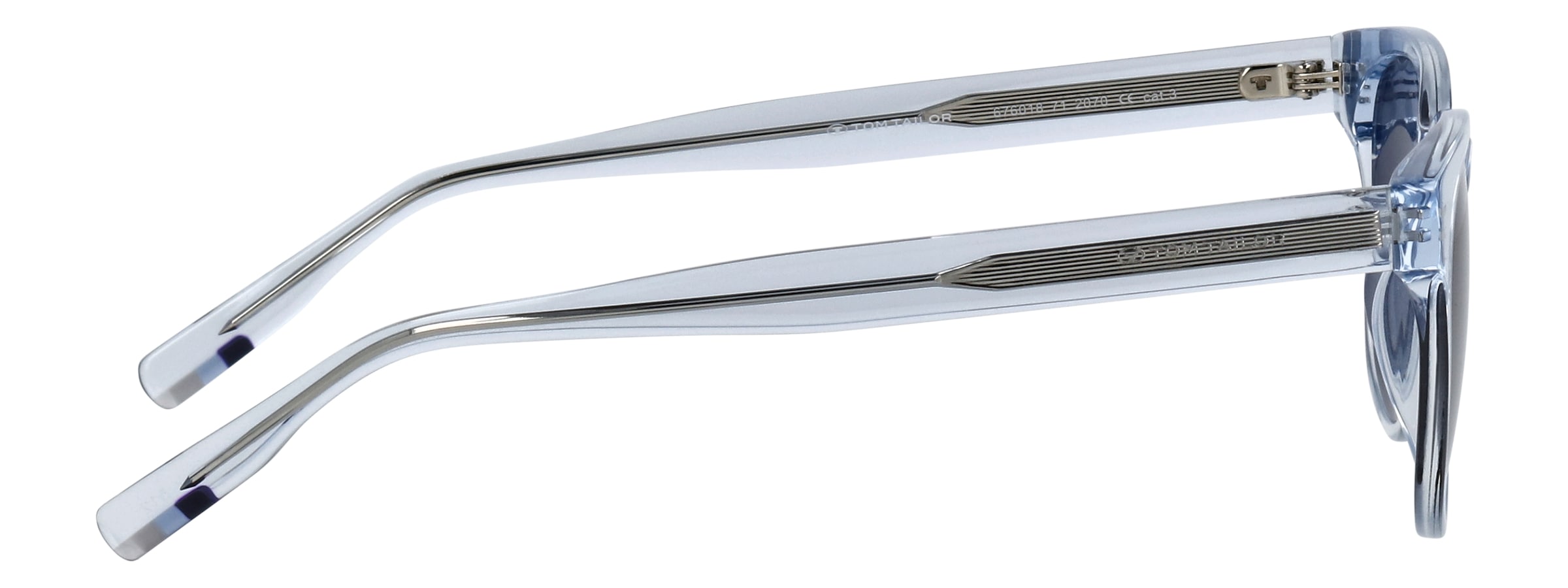 TOM TAILOR Lunettes de soleil »Modell 676018« Forme carrée/douce, logo sur la branche, monture en plastique
