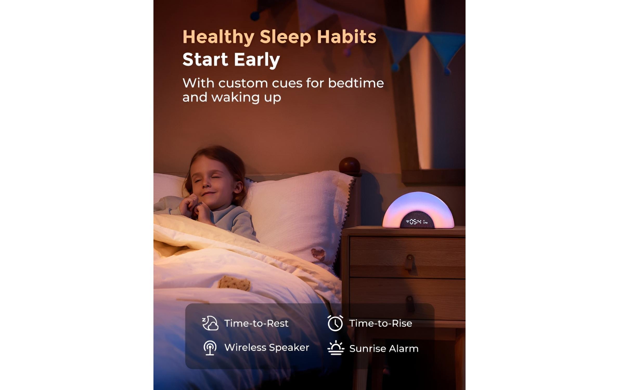 Momcozy Boîte à musique »DreamSync Rainbow Noise Machine«