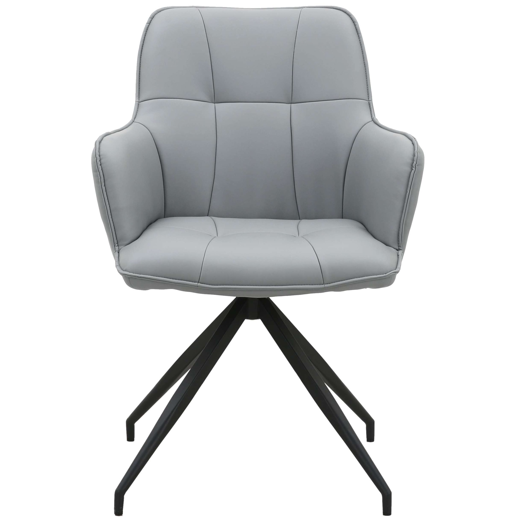 GOODproduct Chaise de salle à manger »Cardiff« () 1 cuisSitzschale 360° drehbar, Kunstleder Bezug, Sitzhöhe 49 cm