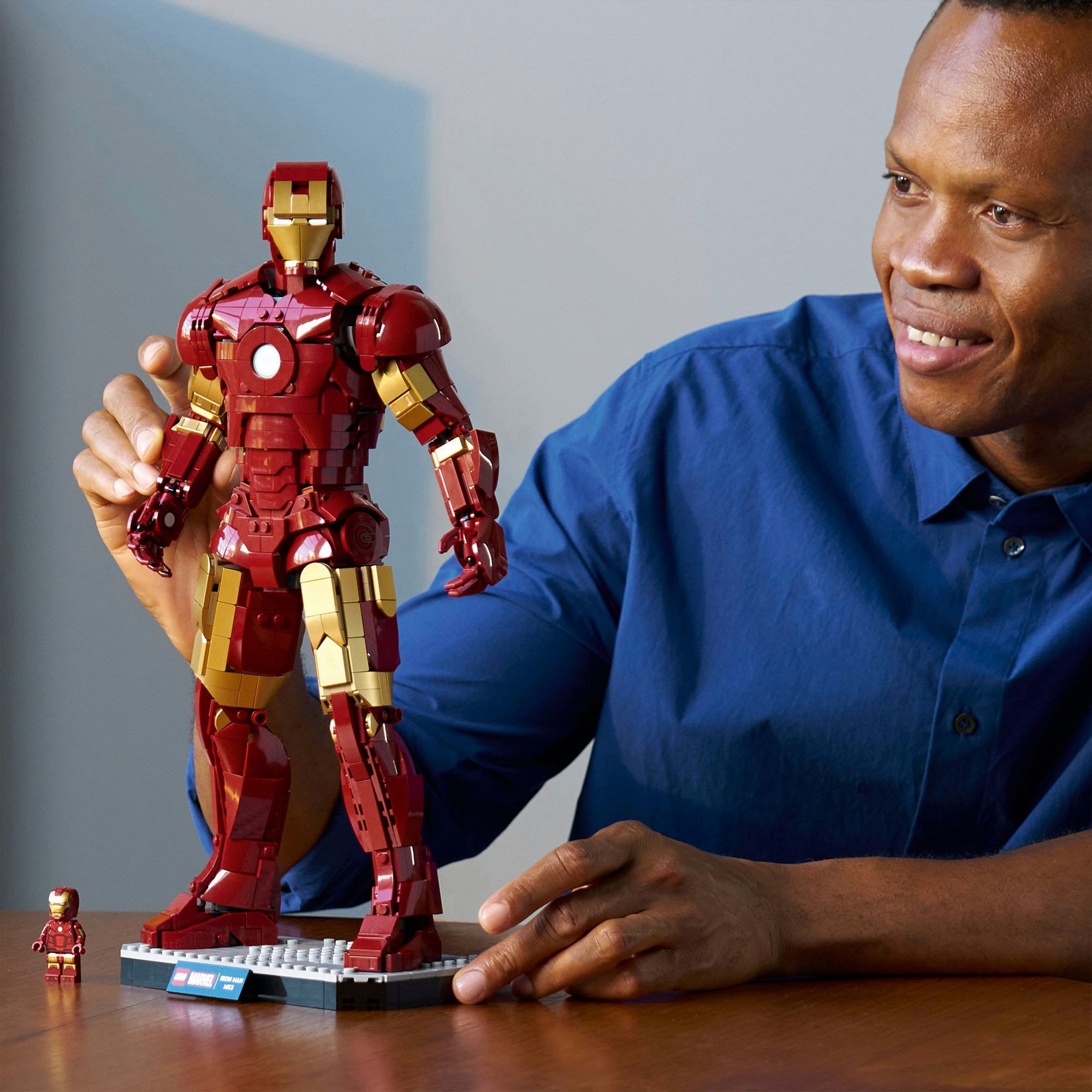 LEGO® Konstruktionsspielsteine »Iron Man Mark 3 Sammleredition (76344), LEGO Super Heroes« Made in Europe